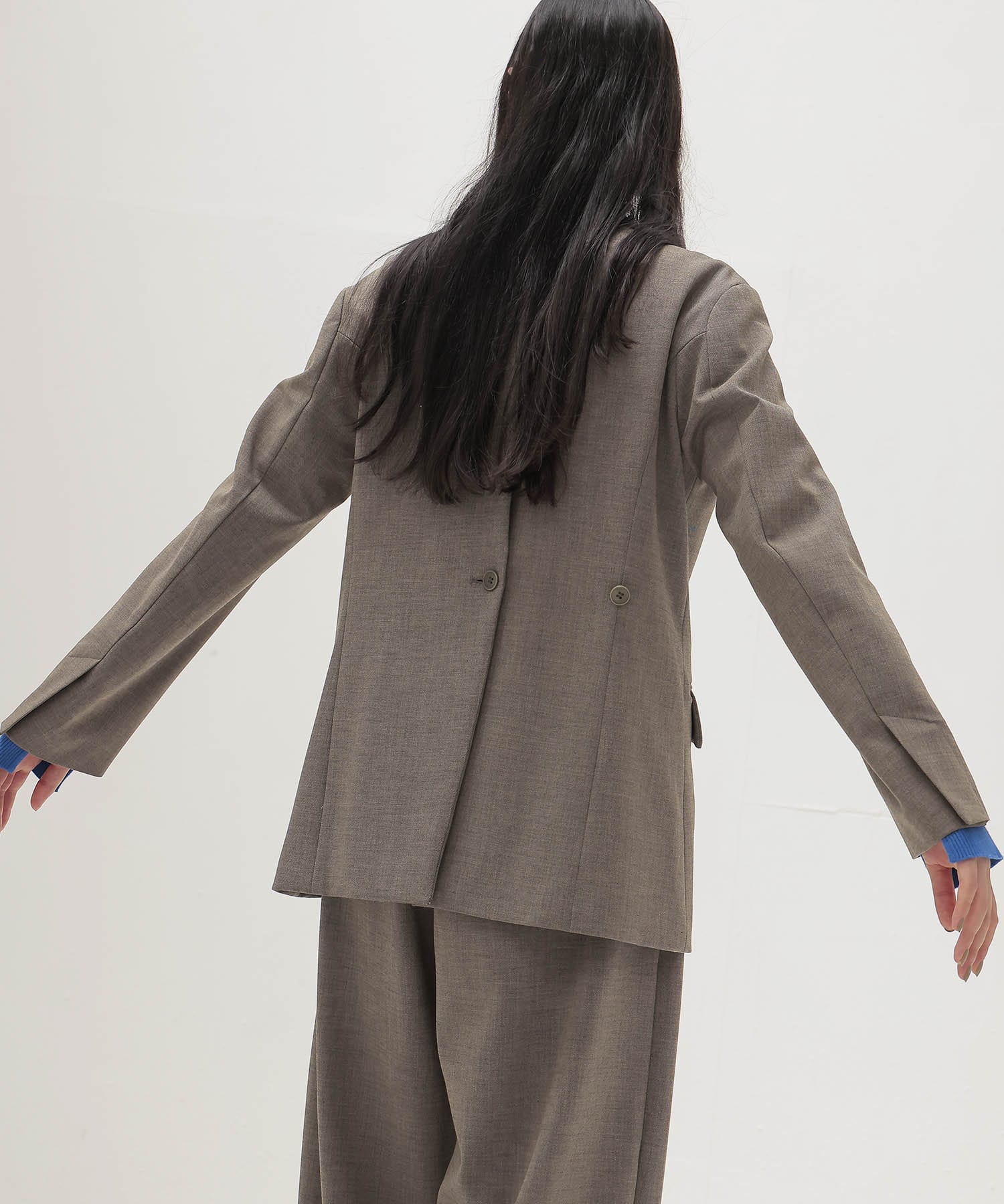 playful asymmetric blazer