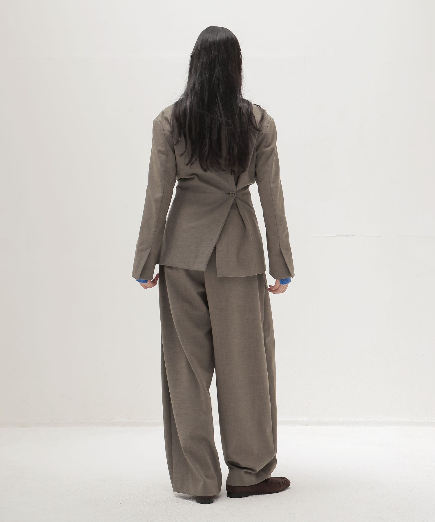 playful asymmetric blazer