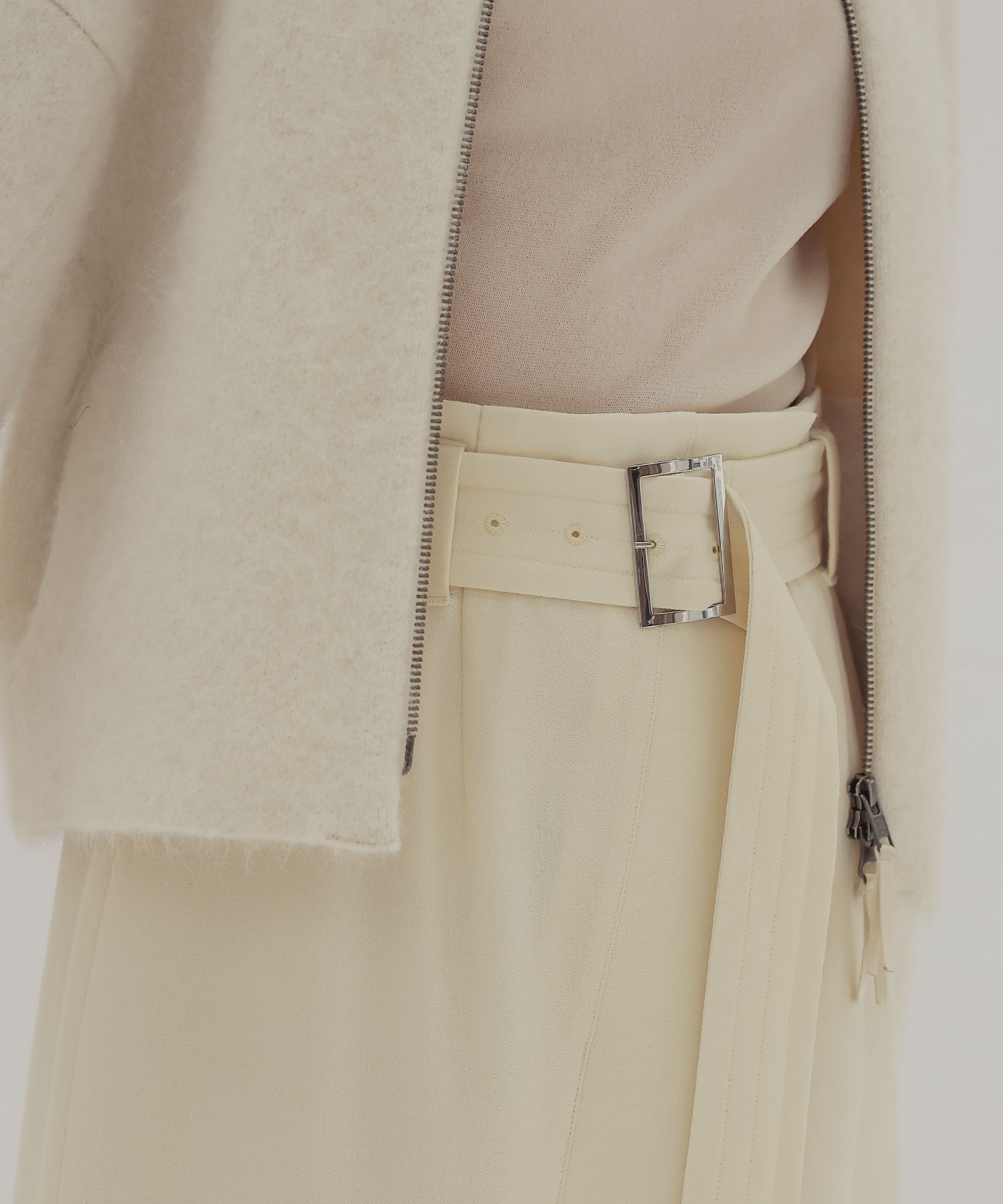 midi wrap skirt