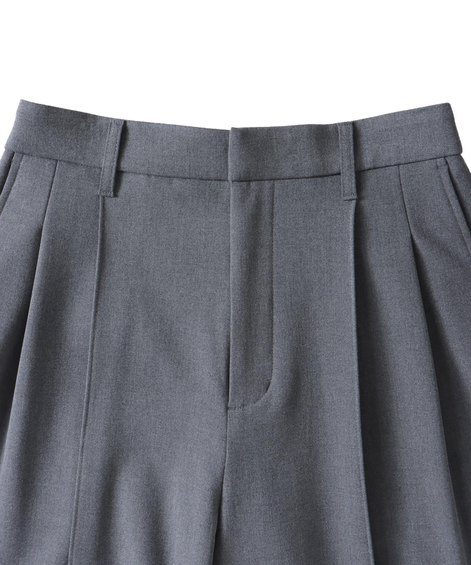 back brush 2tuck trousers