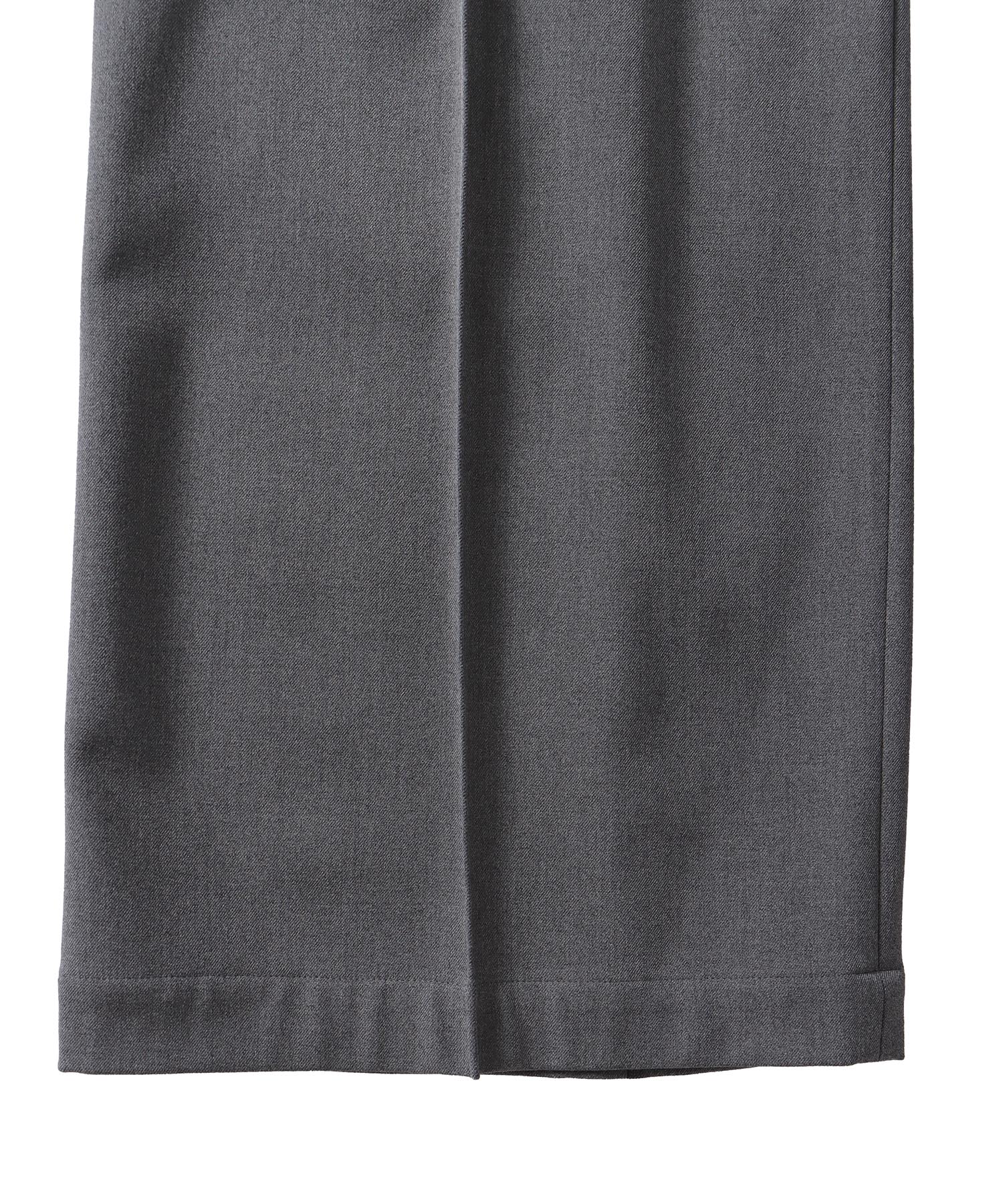 back brush 2tuck trousers