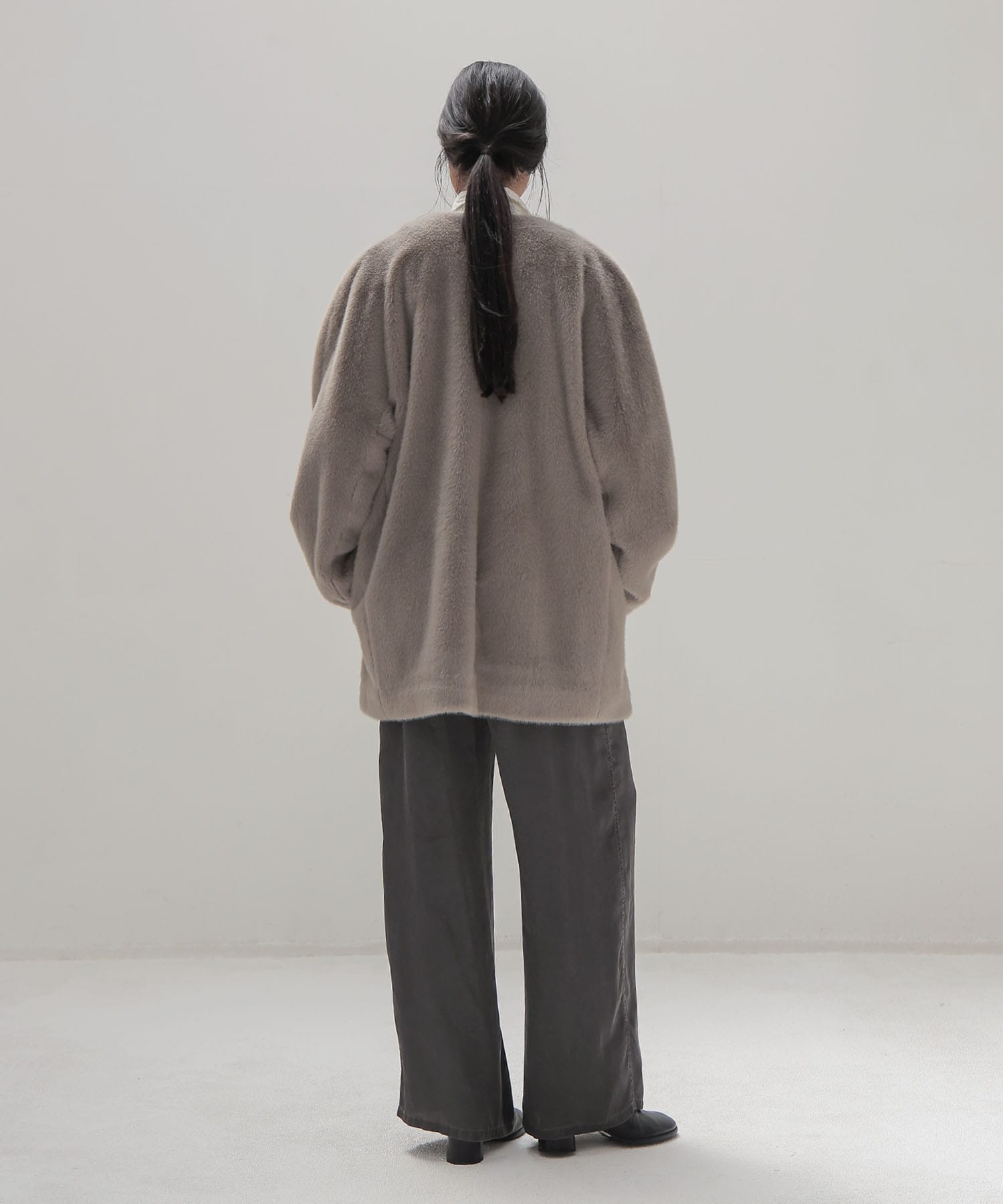 middle fur coat