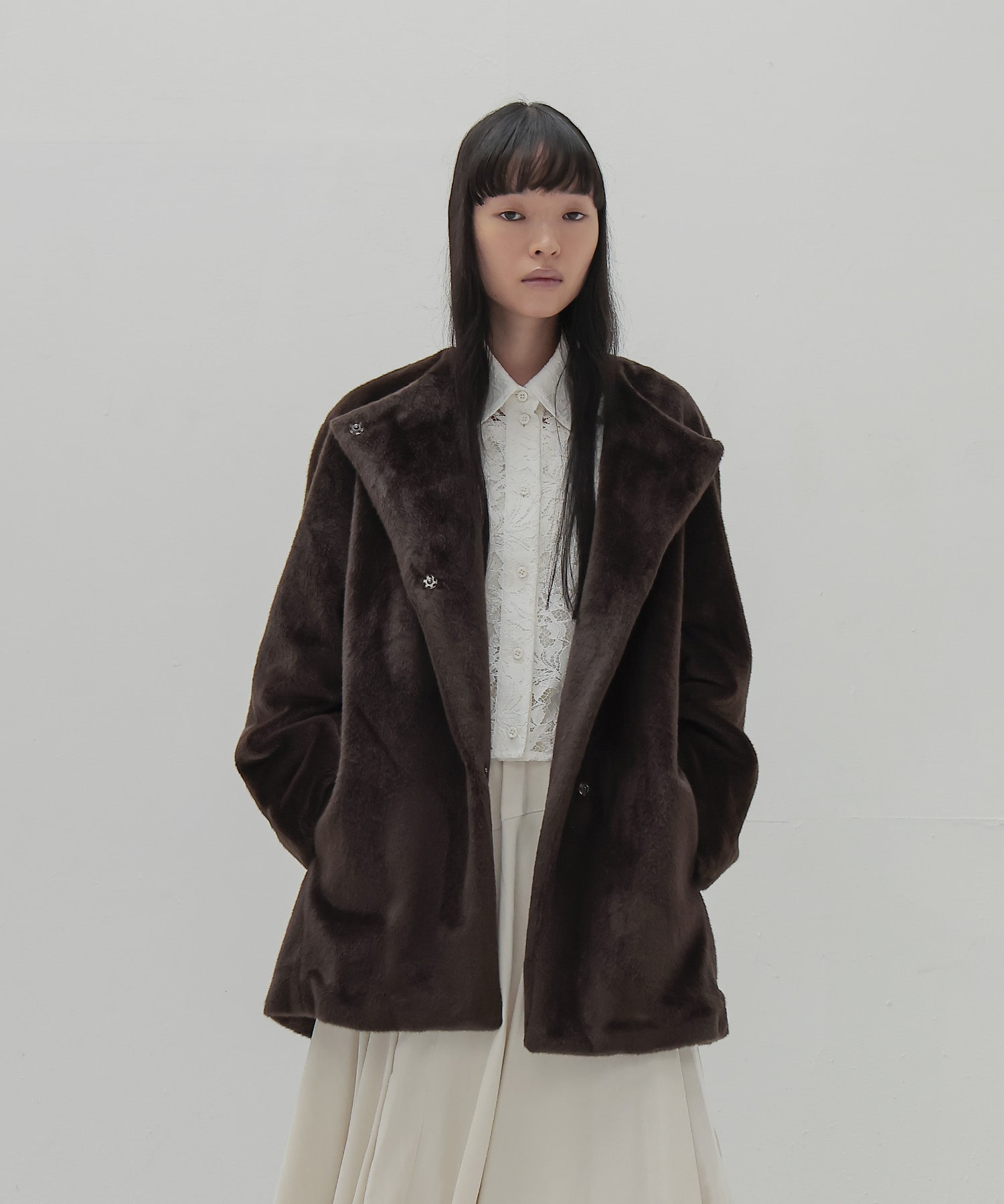 middle fur coat