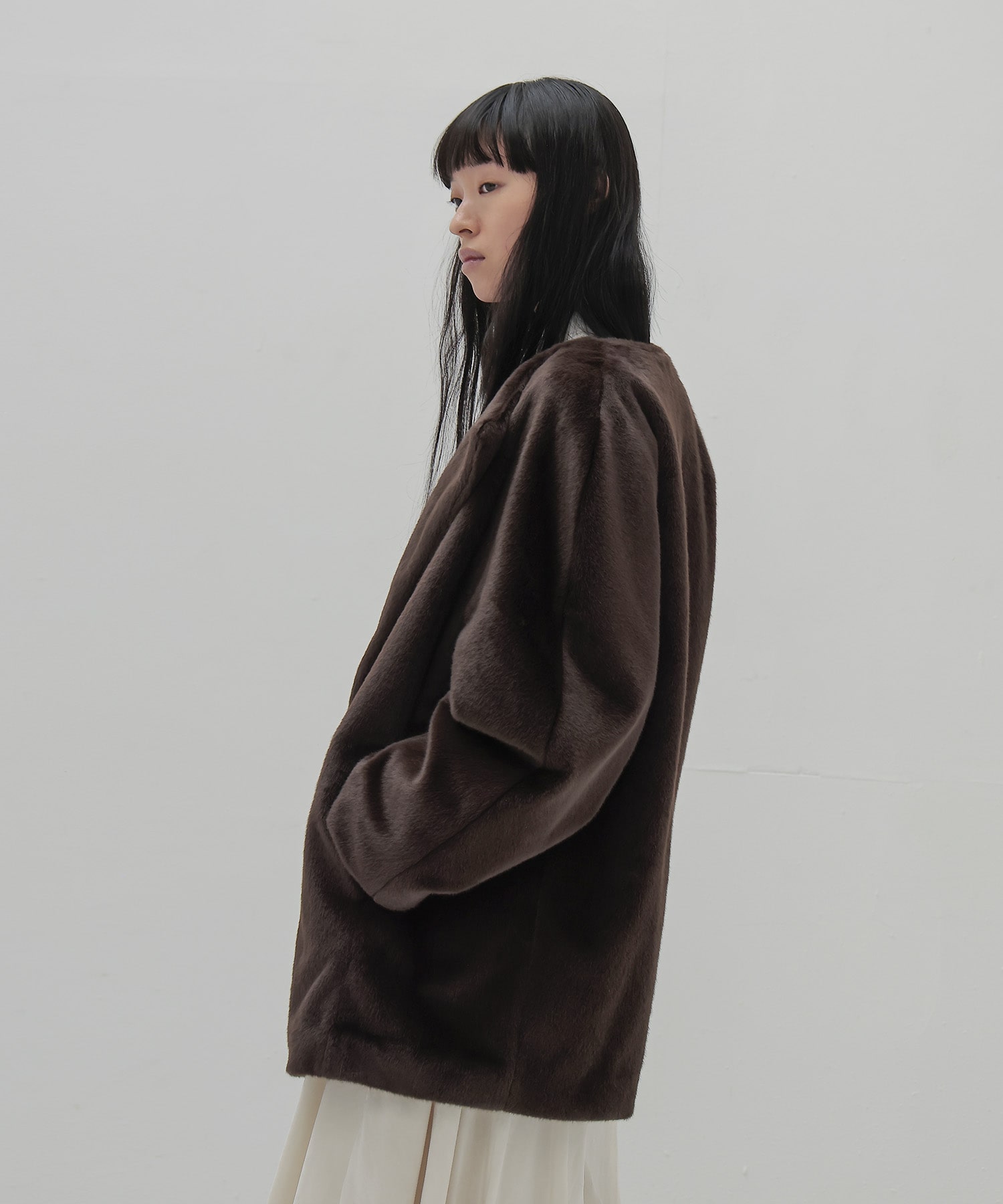 middle fur coat