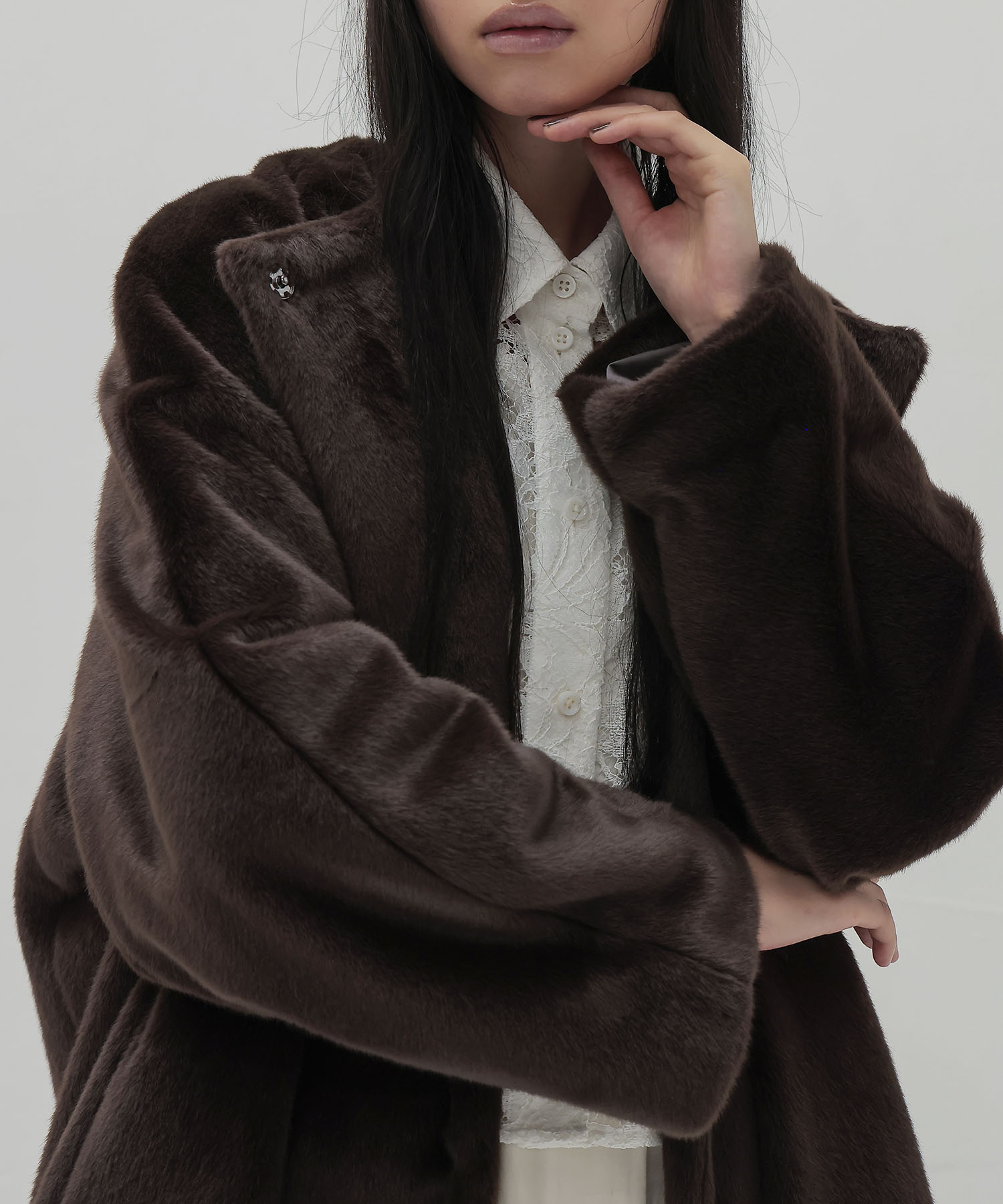 middle fur coat
