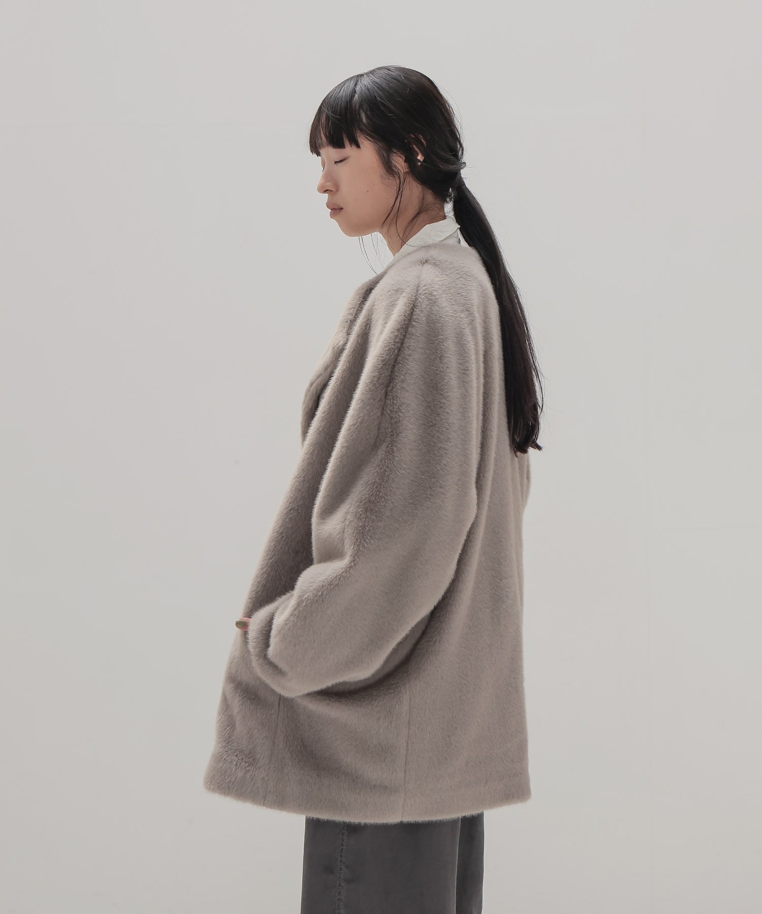 middle fur coat
