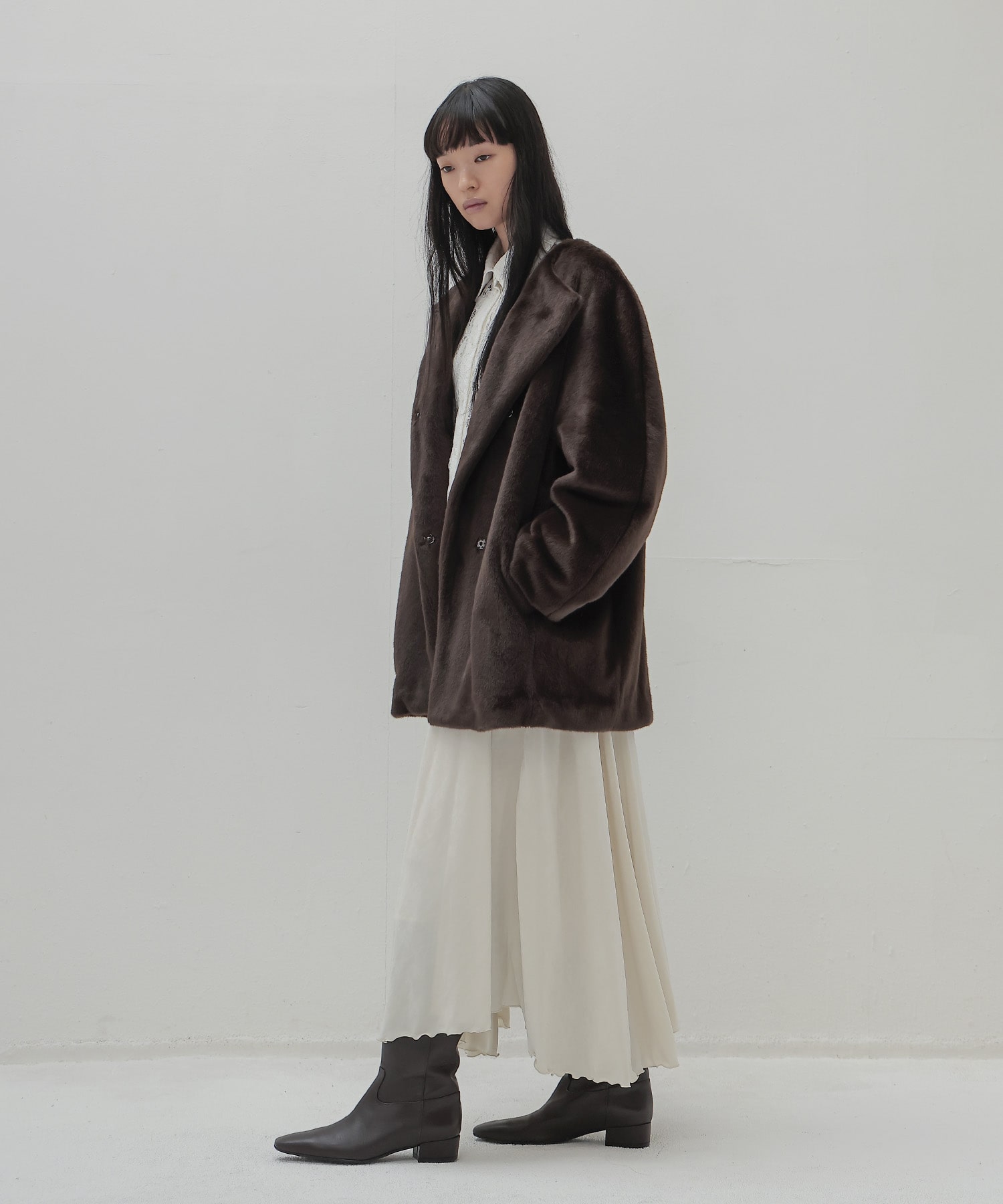 middle fur coat