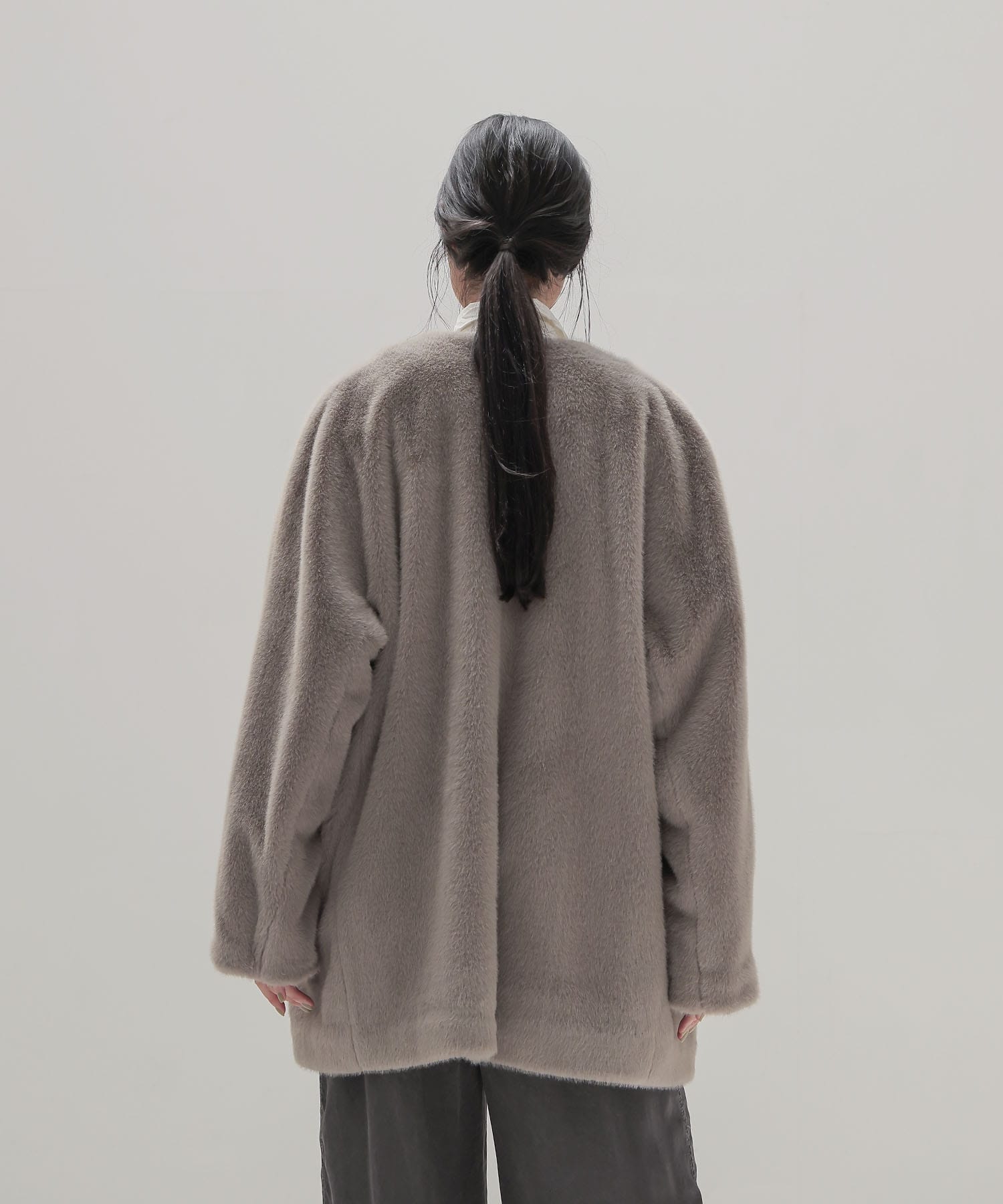 middle fur coat