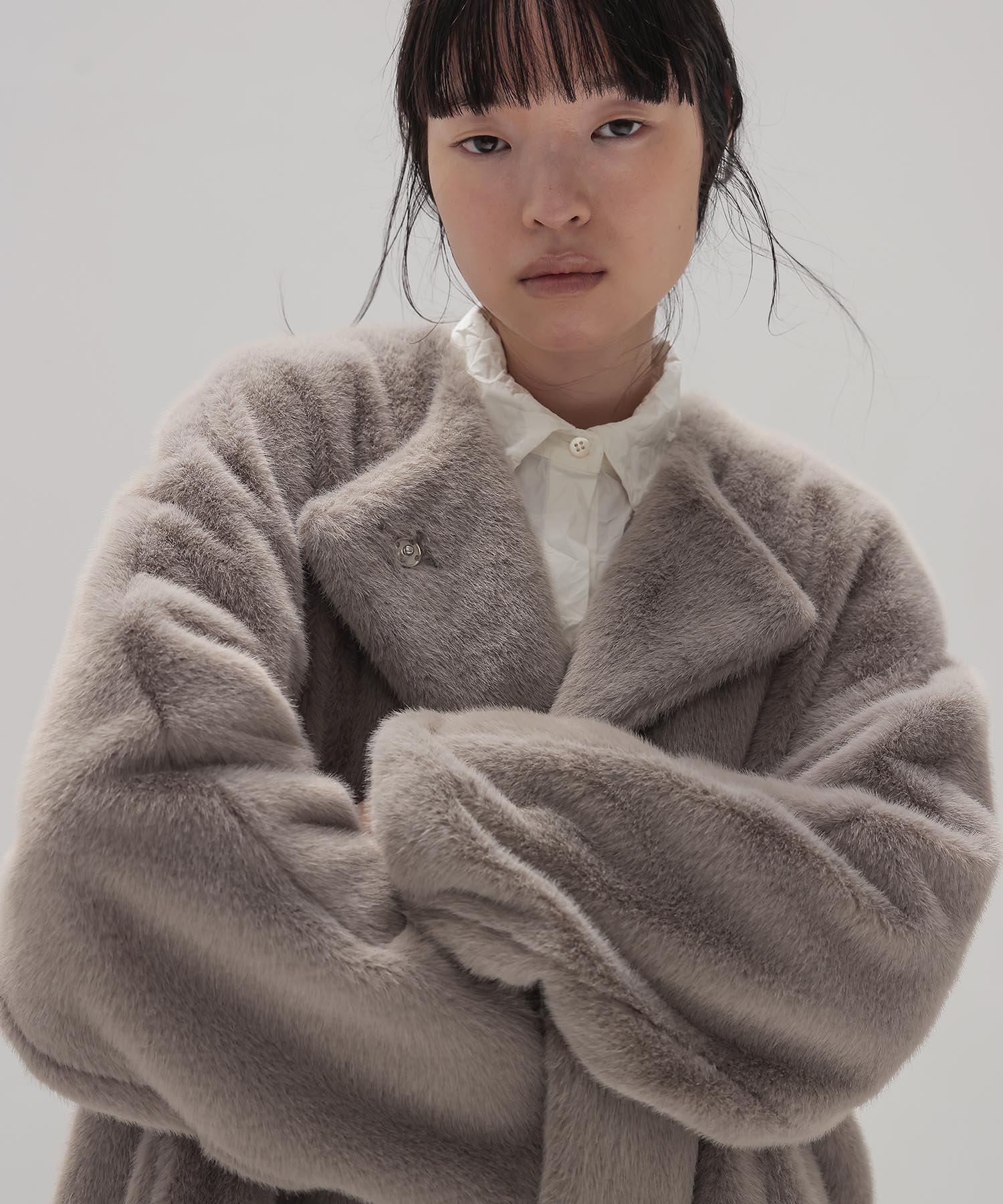 middle fur coat