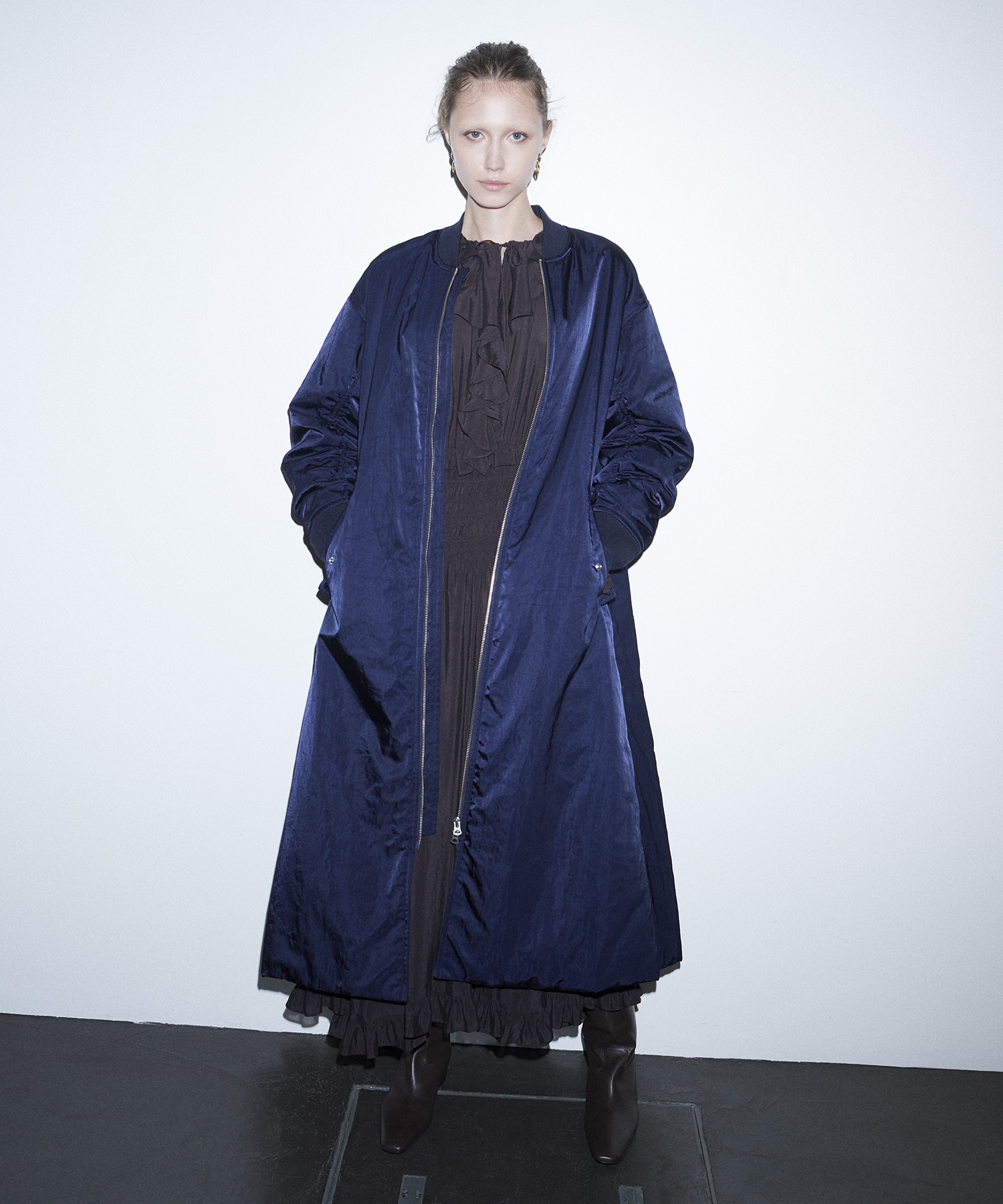 oversized bomber coat