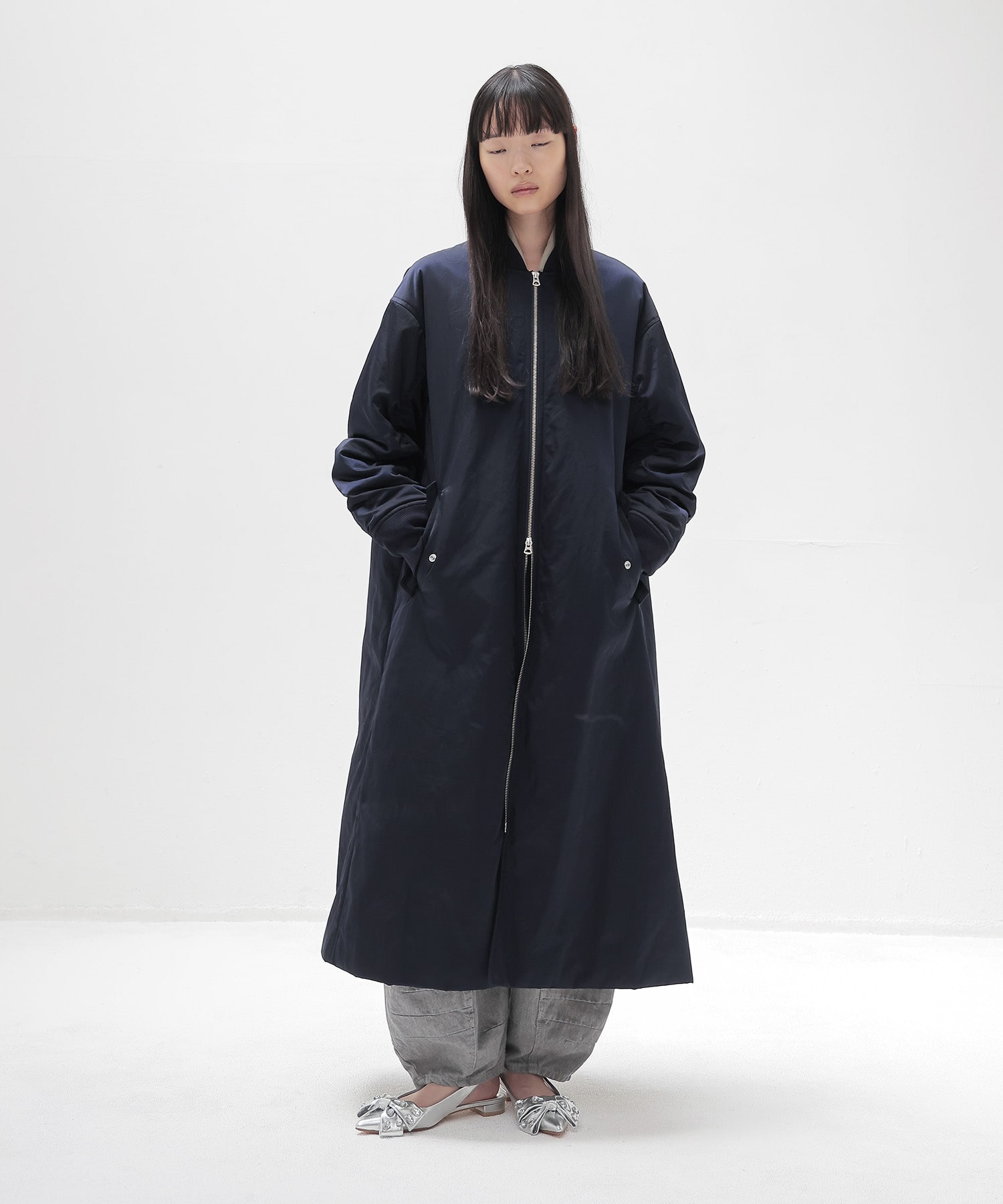 oversized bomber coat