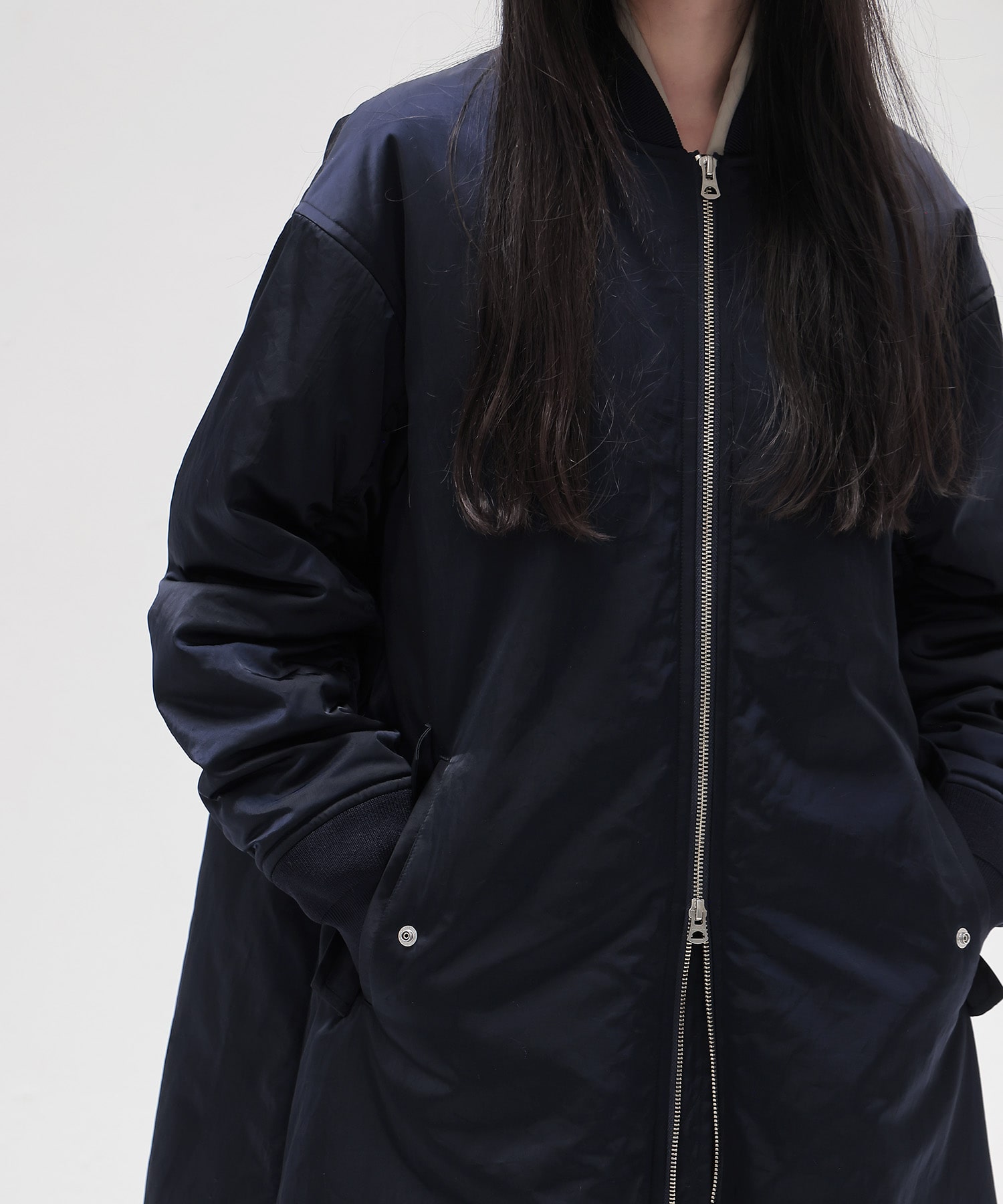 oversized bomber coat