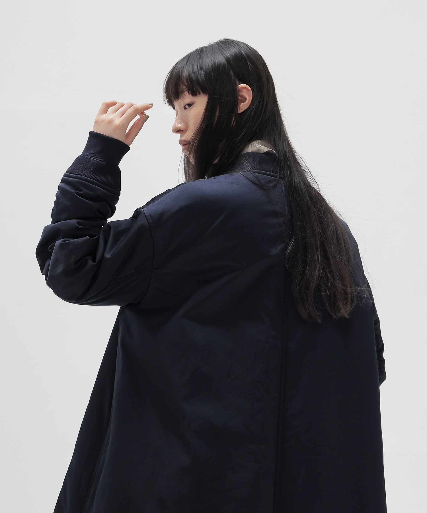 oversized bomber coat
