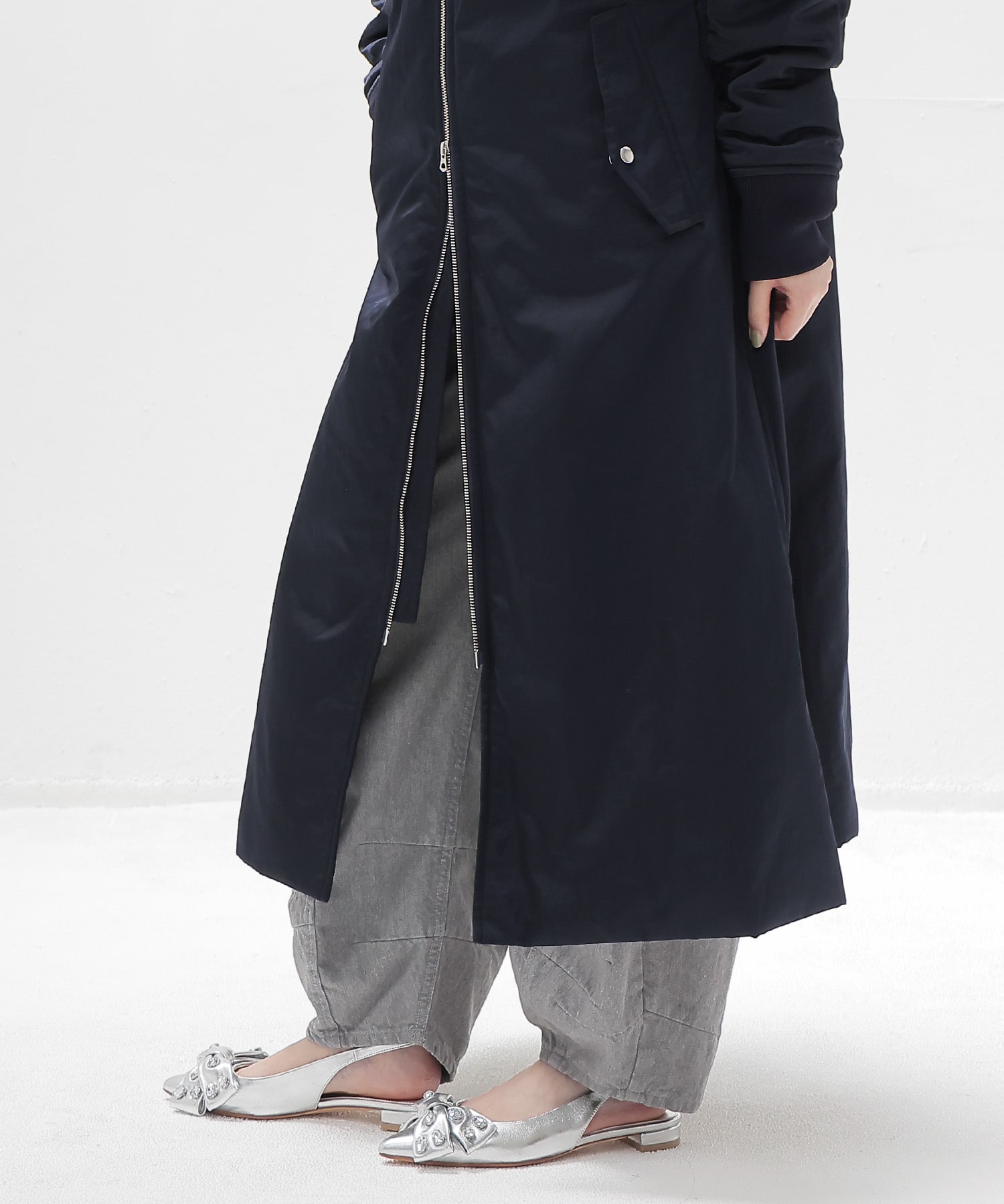 oversized bomber coat
