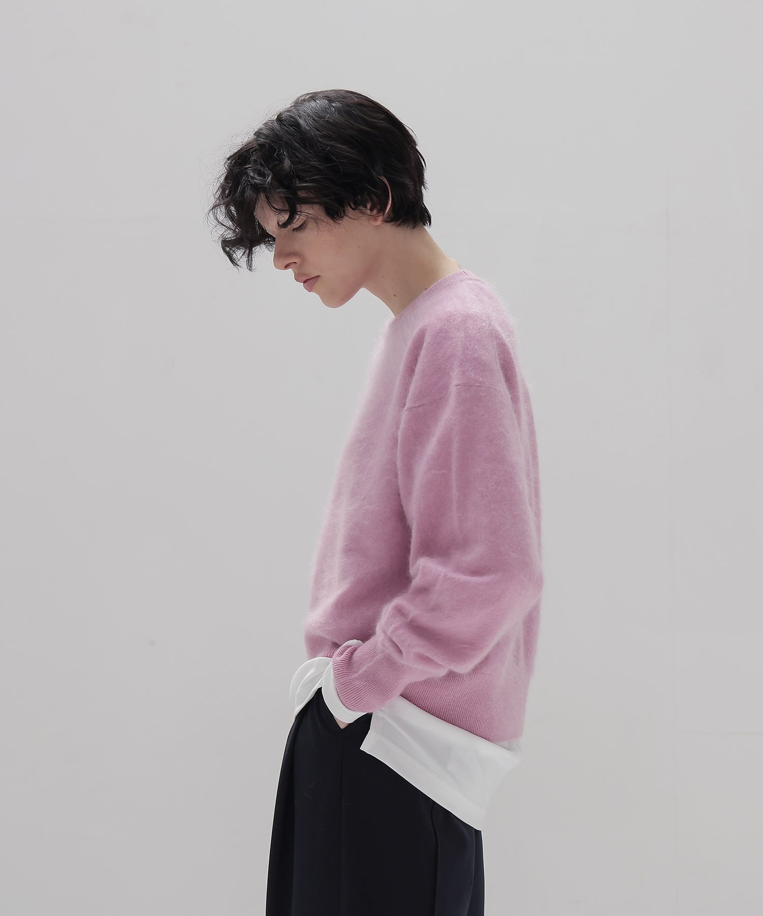 【先行販売】royal cashmere fluffy crew neck