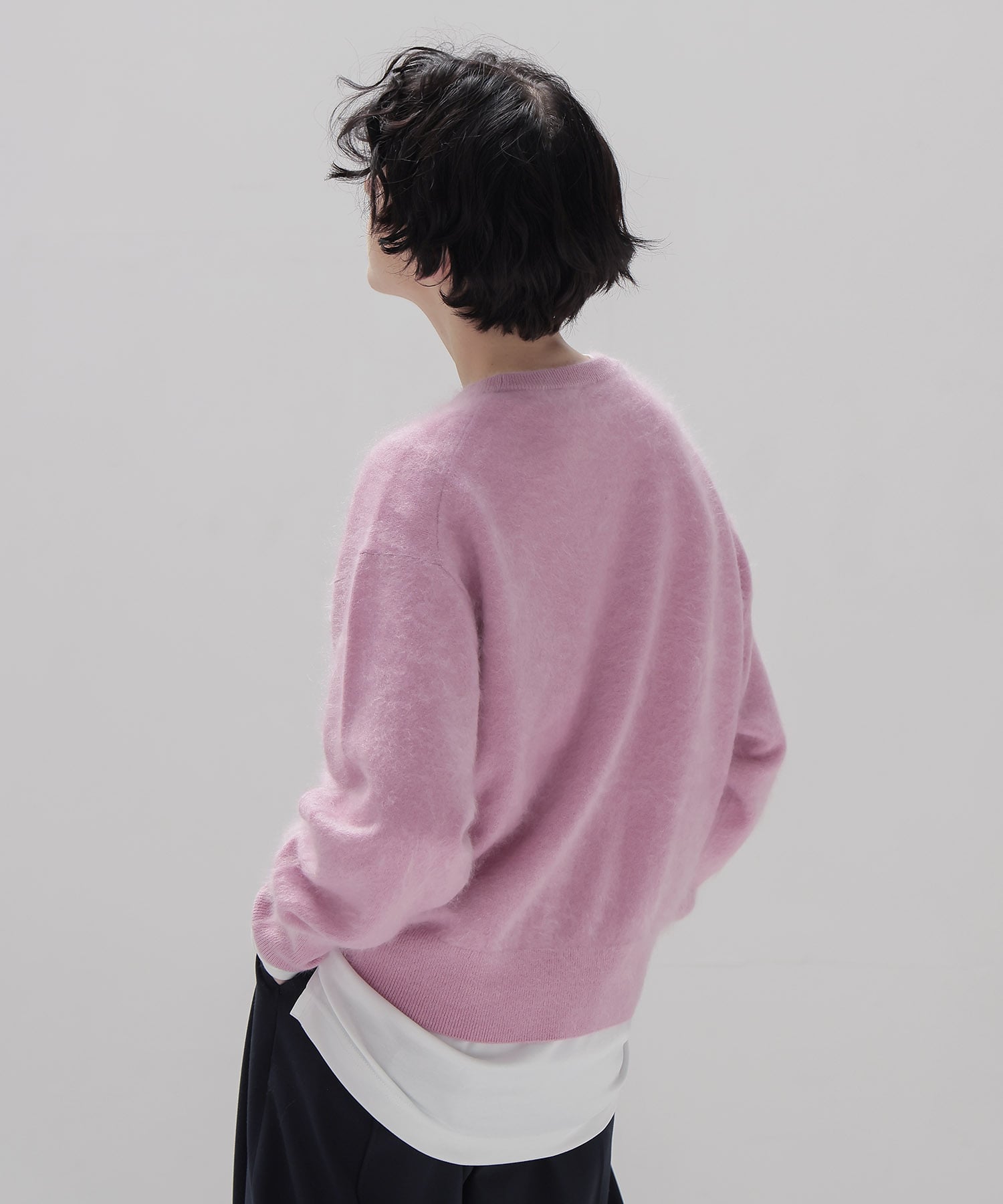 【先行販売】royal cashmere fluffy crew neck