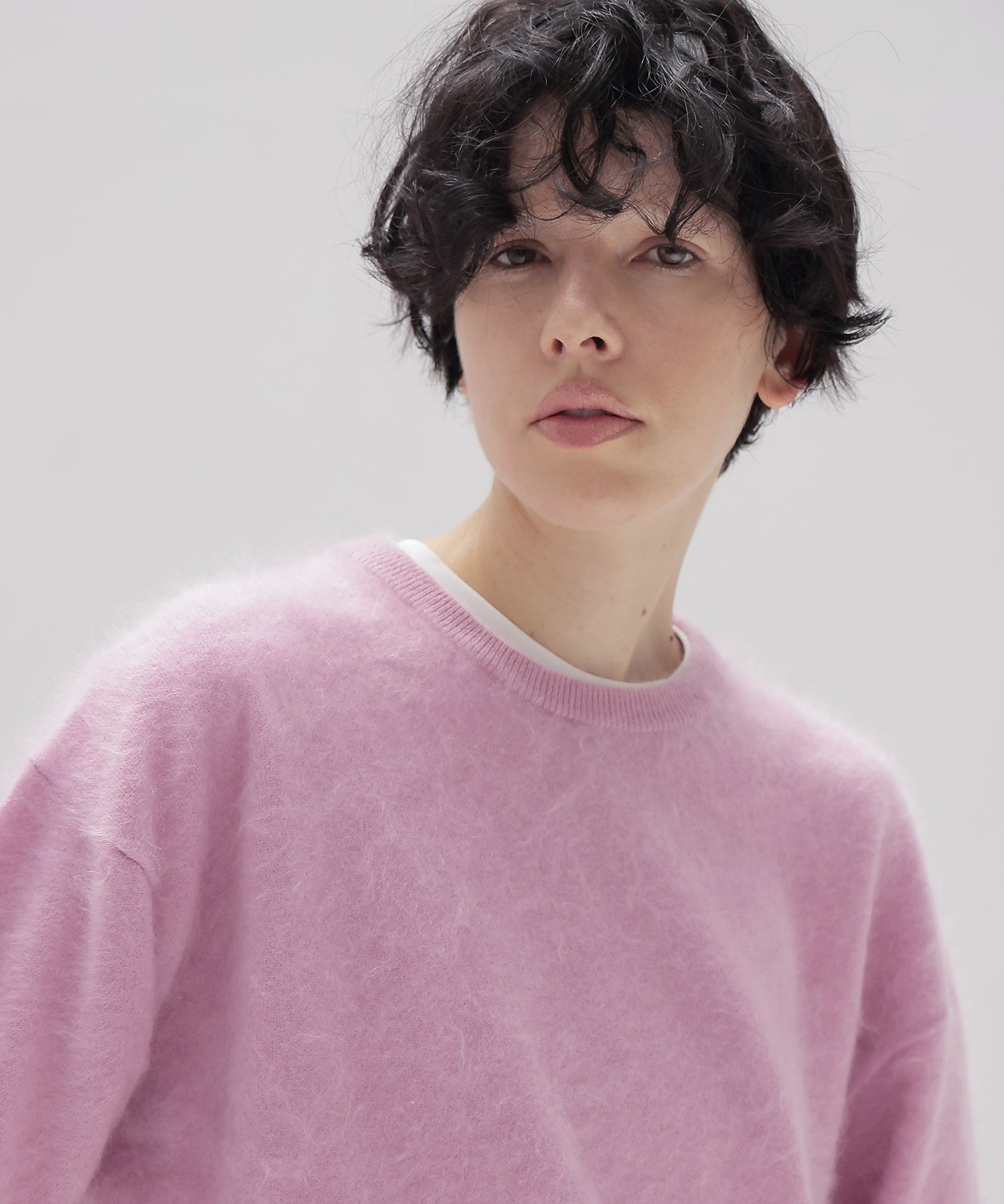 【先行販売】royal cashmere fluffy crew neck