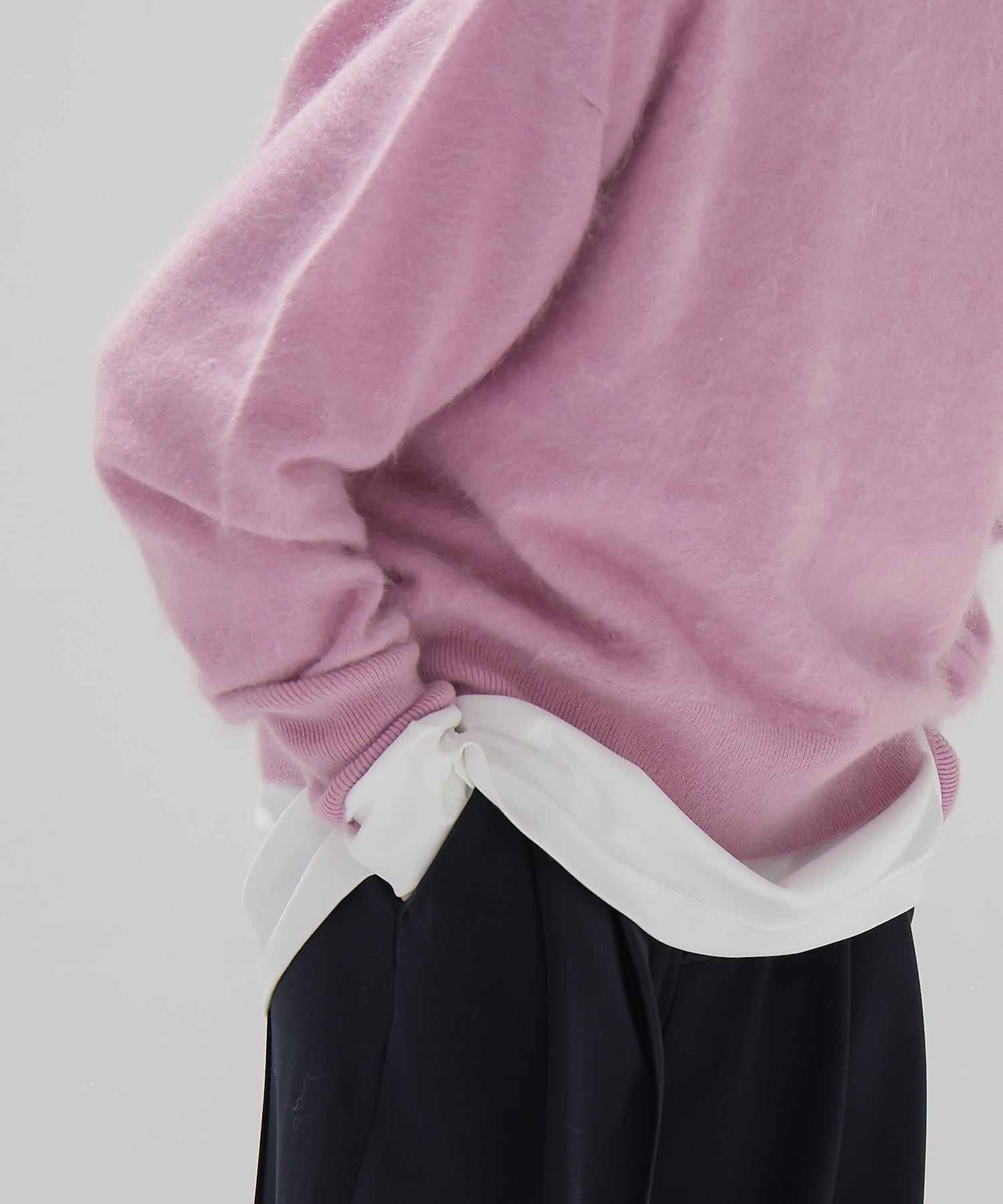 【先行販売】royal cashmere fluffy crew neck