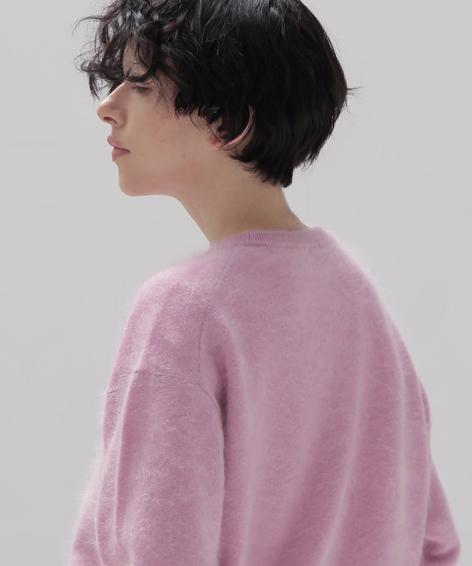 【先行販売】royal cashmere fluffy crew neck