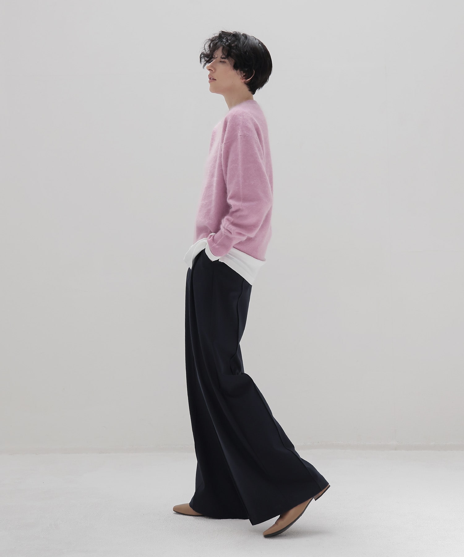 【先行販売】royal cashmere fluffy crew neck