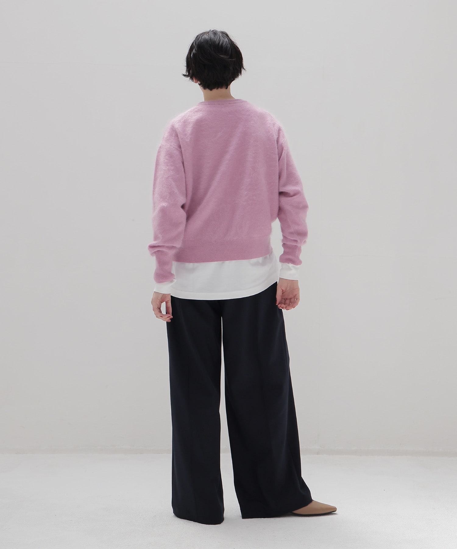 【先行販売】royal cashmere fluffy crew neck