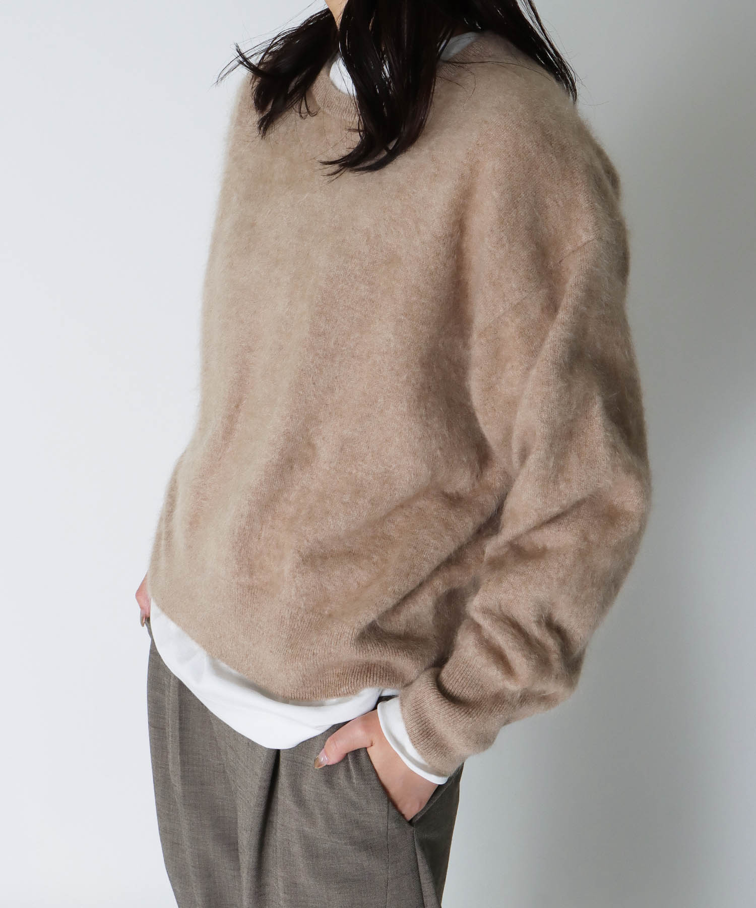 yak fox crewneck pullover