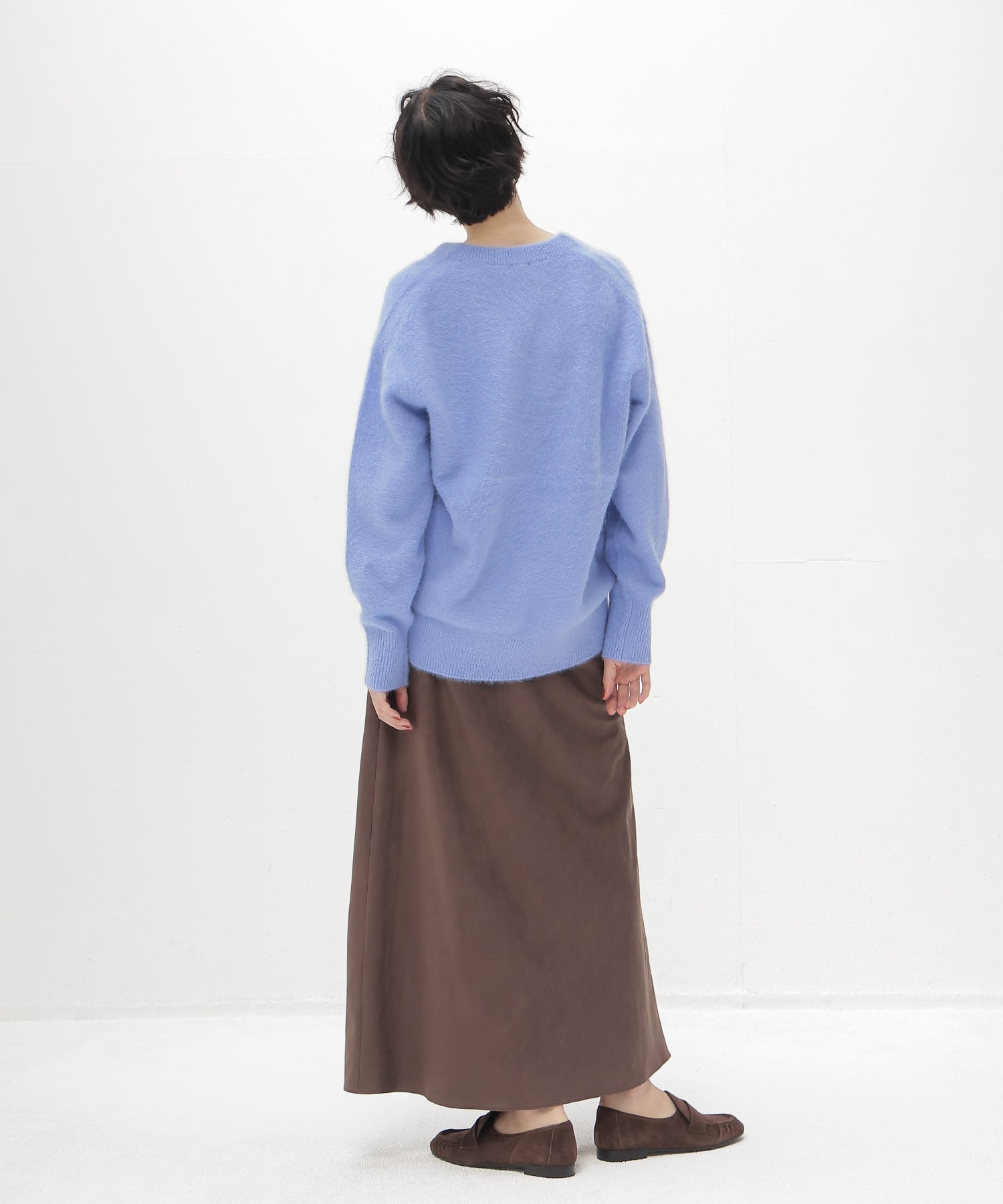 fox cashmere vneck pullover