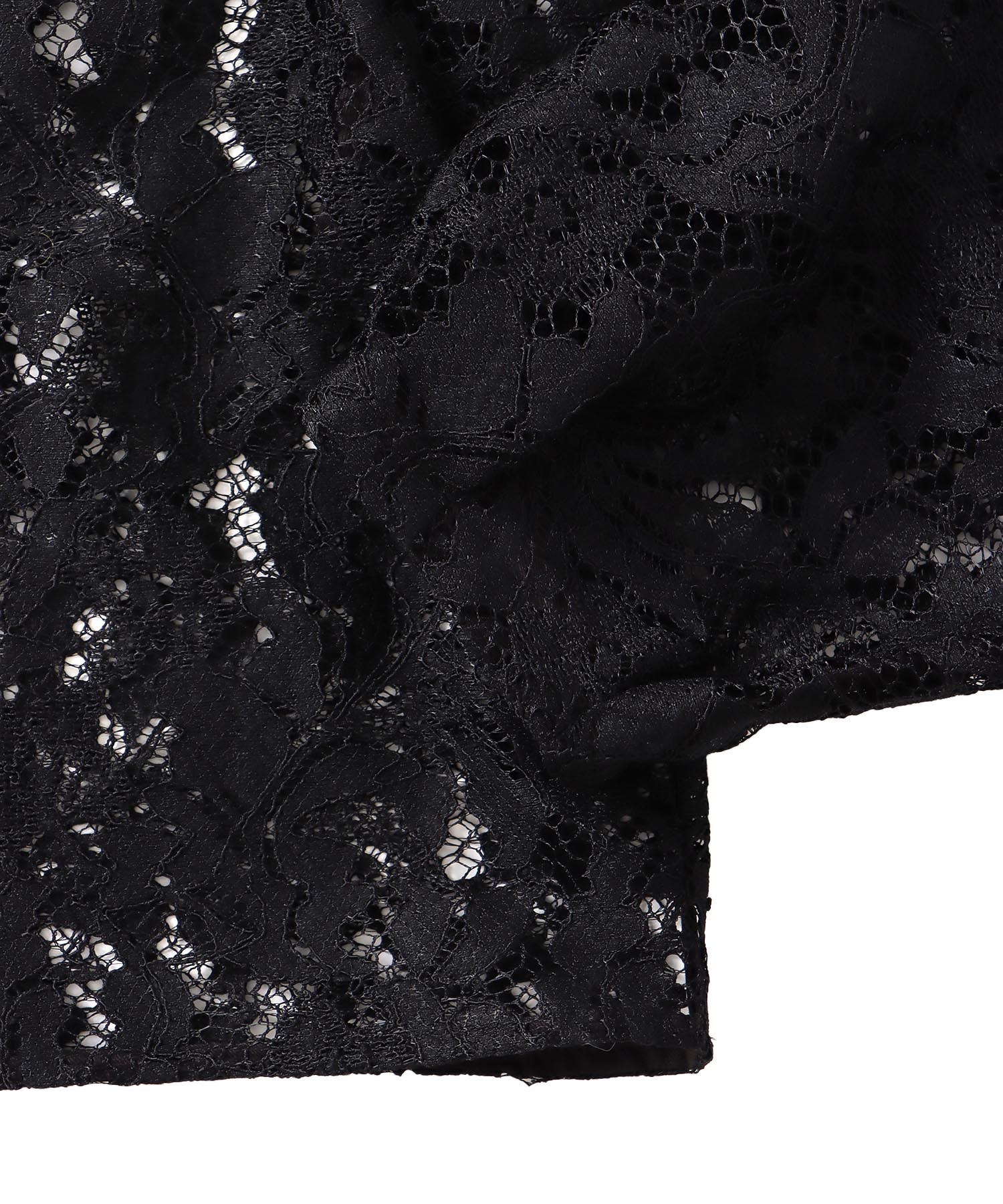 flower lace short blouse