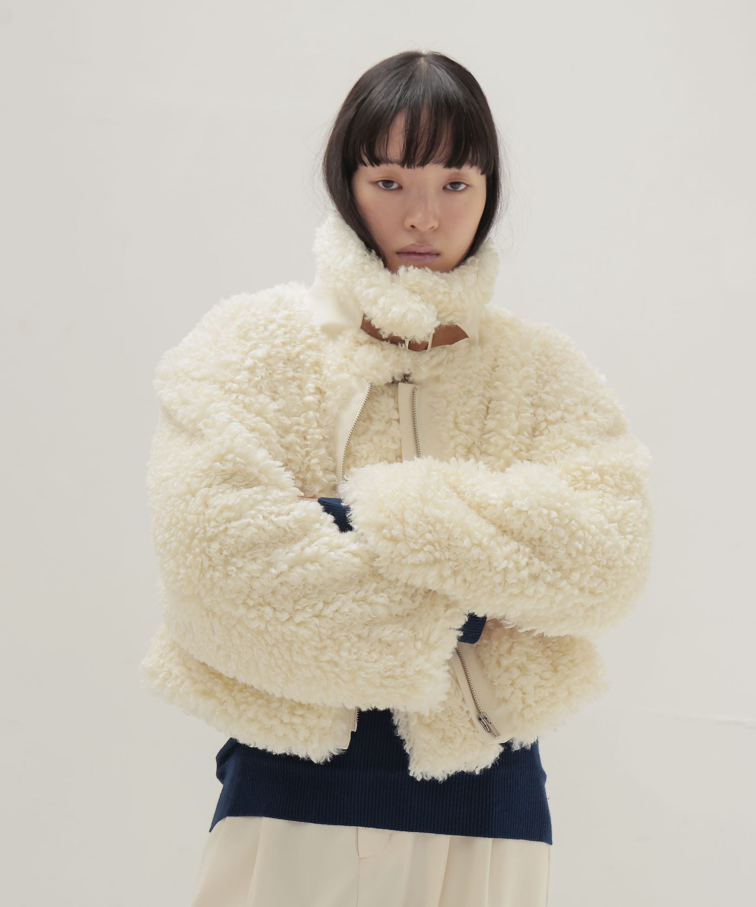 hyper texture bomber jacket