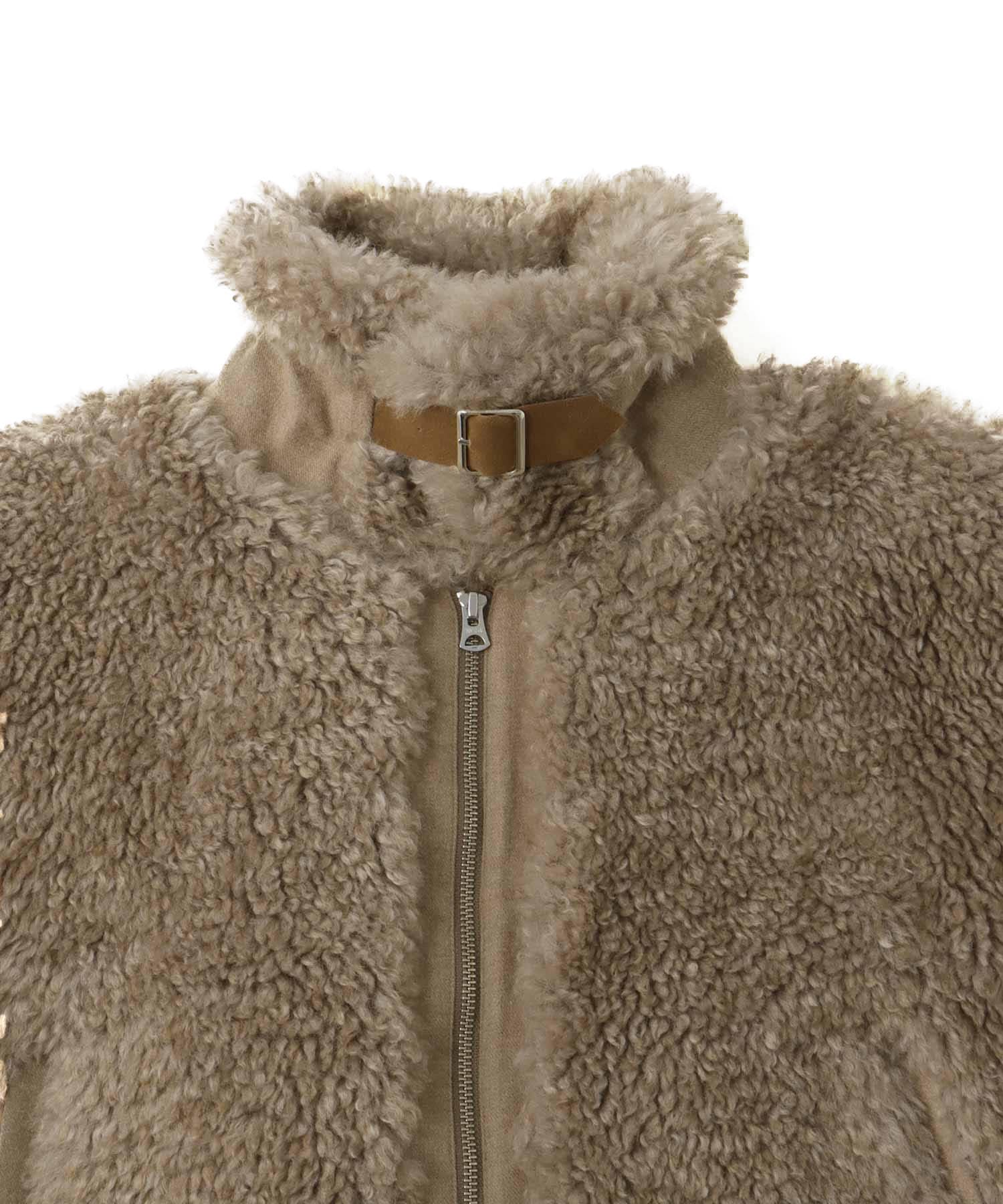 hyper texture bomber jacket