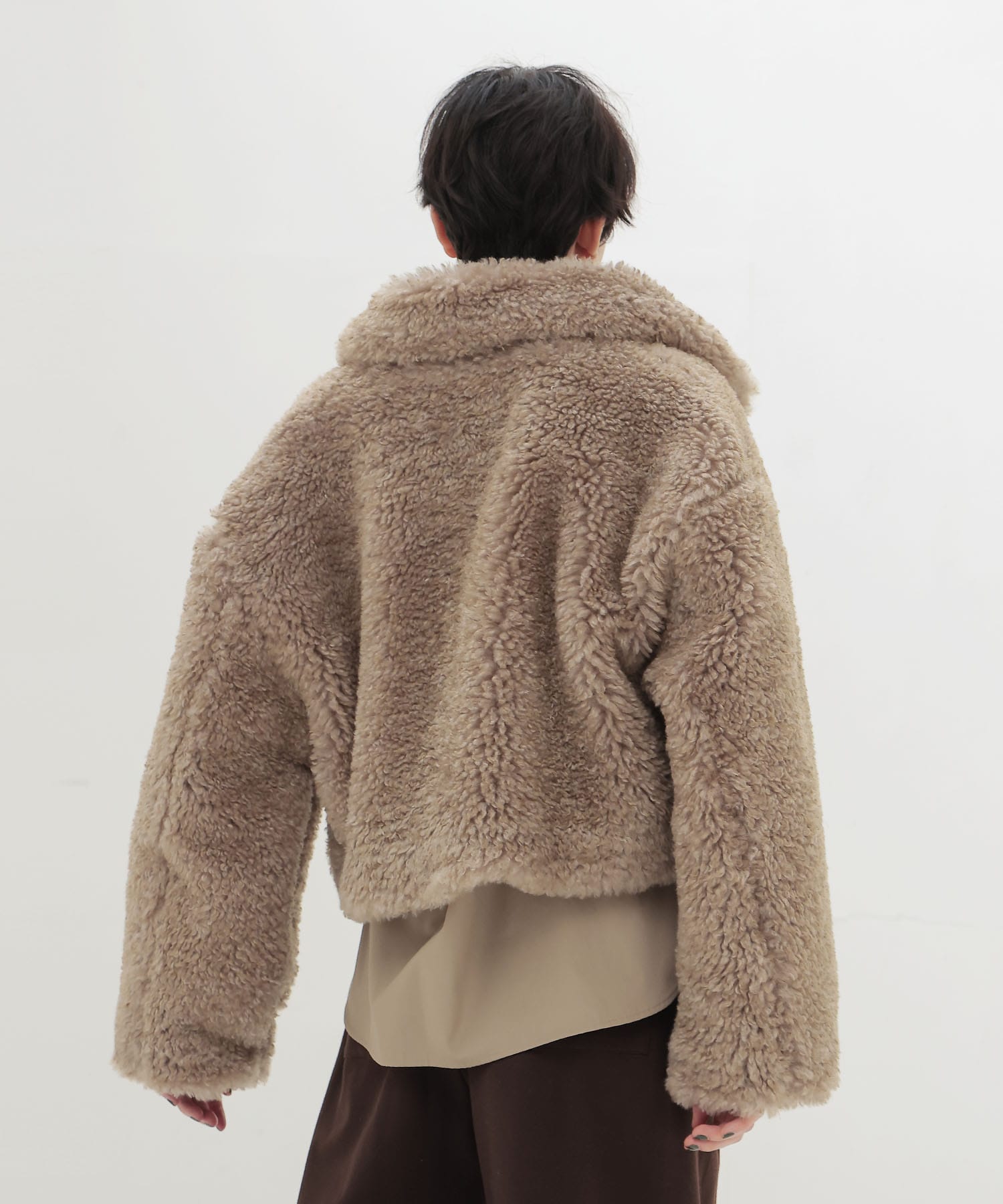 hyper texture bomber jacket