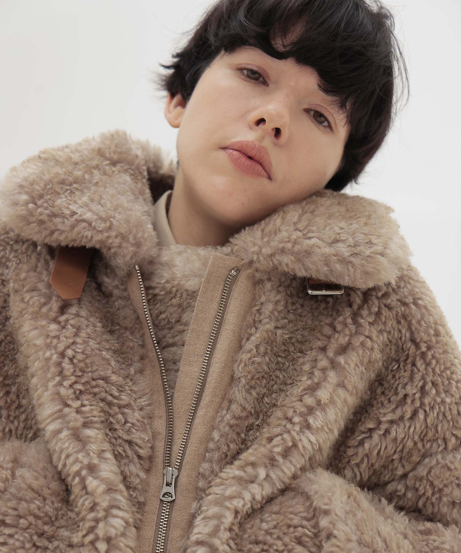 hyper texture bomber jacket