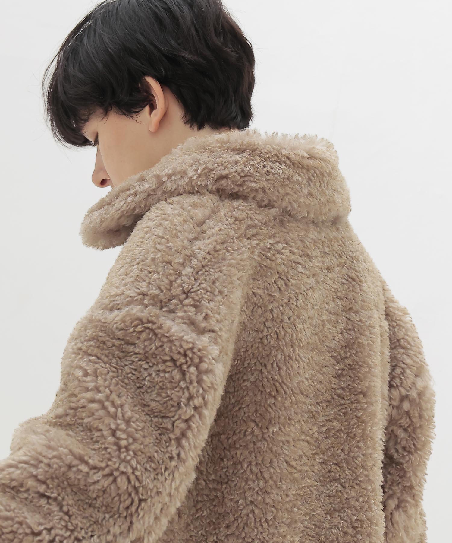 hyper texture bomber jacket