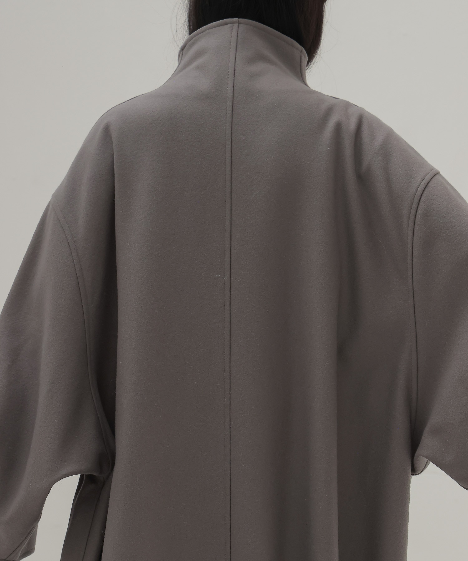 sculptural long coat