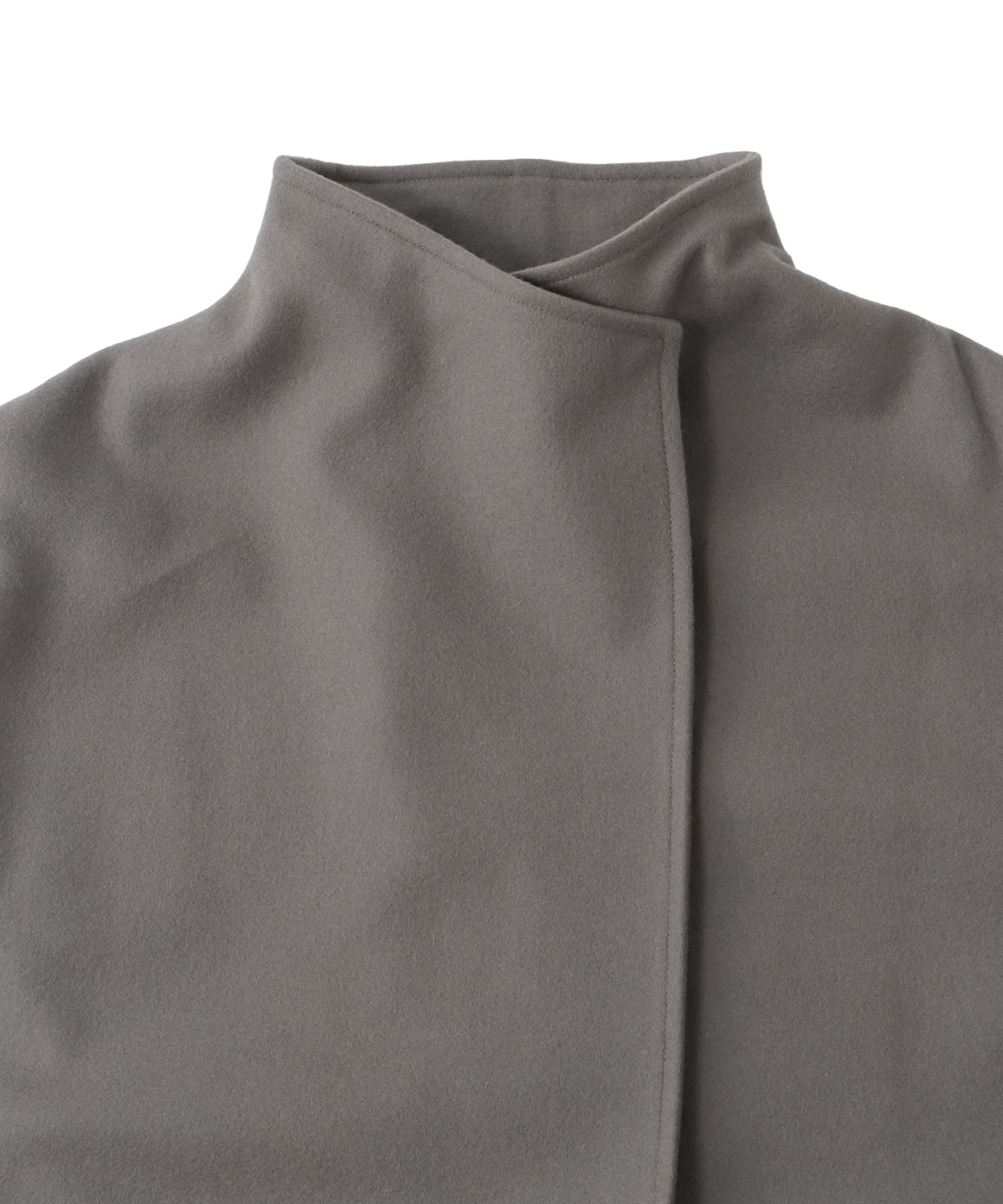 sculptural long coat