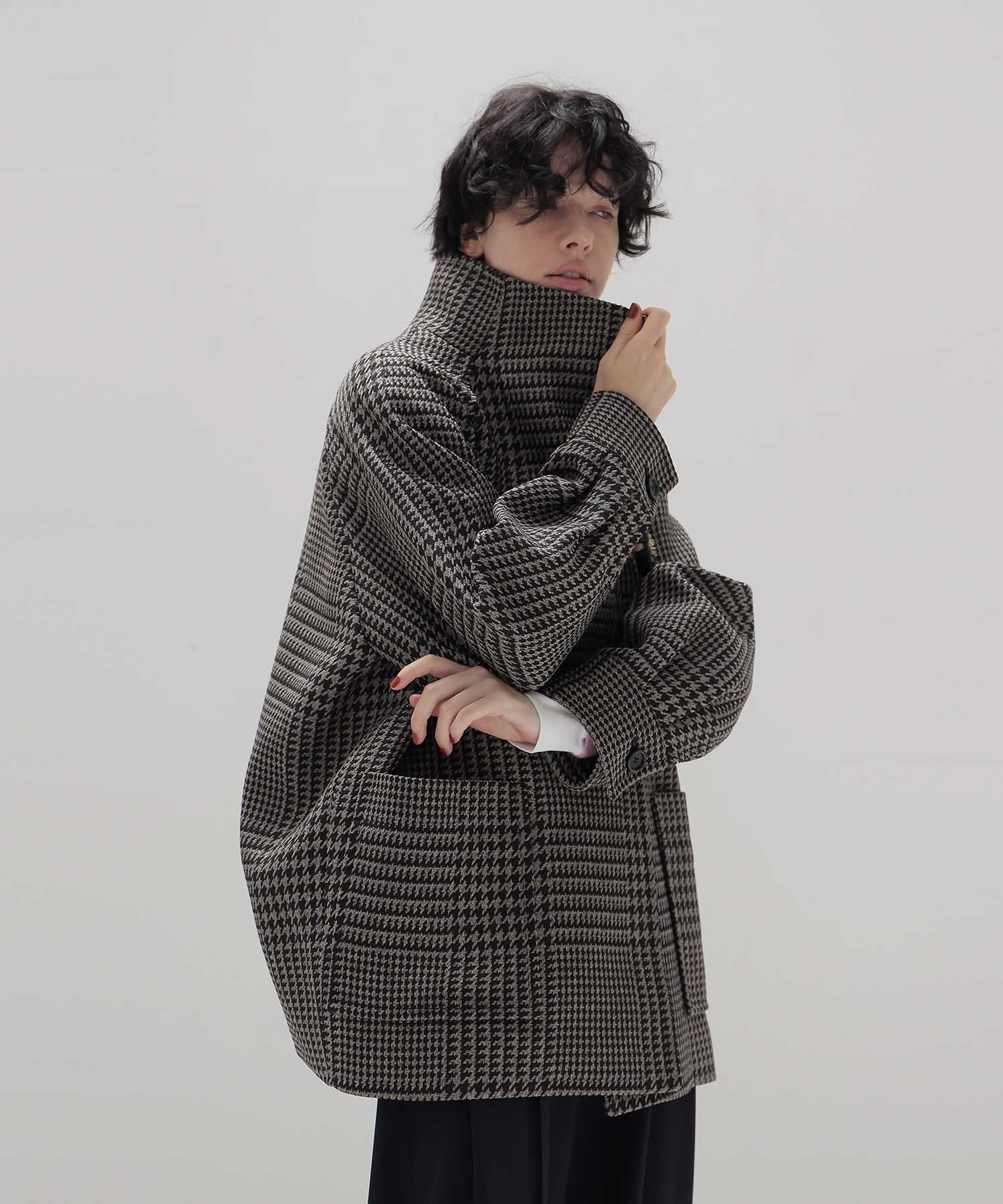 gun club check duffle coat