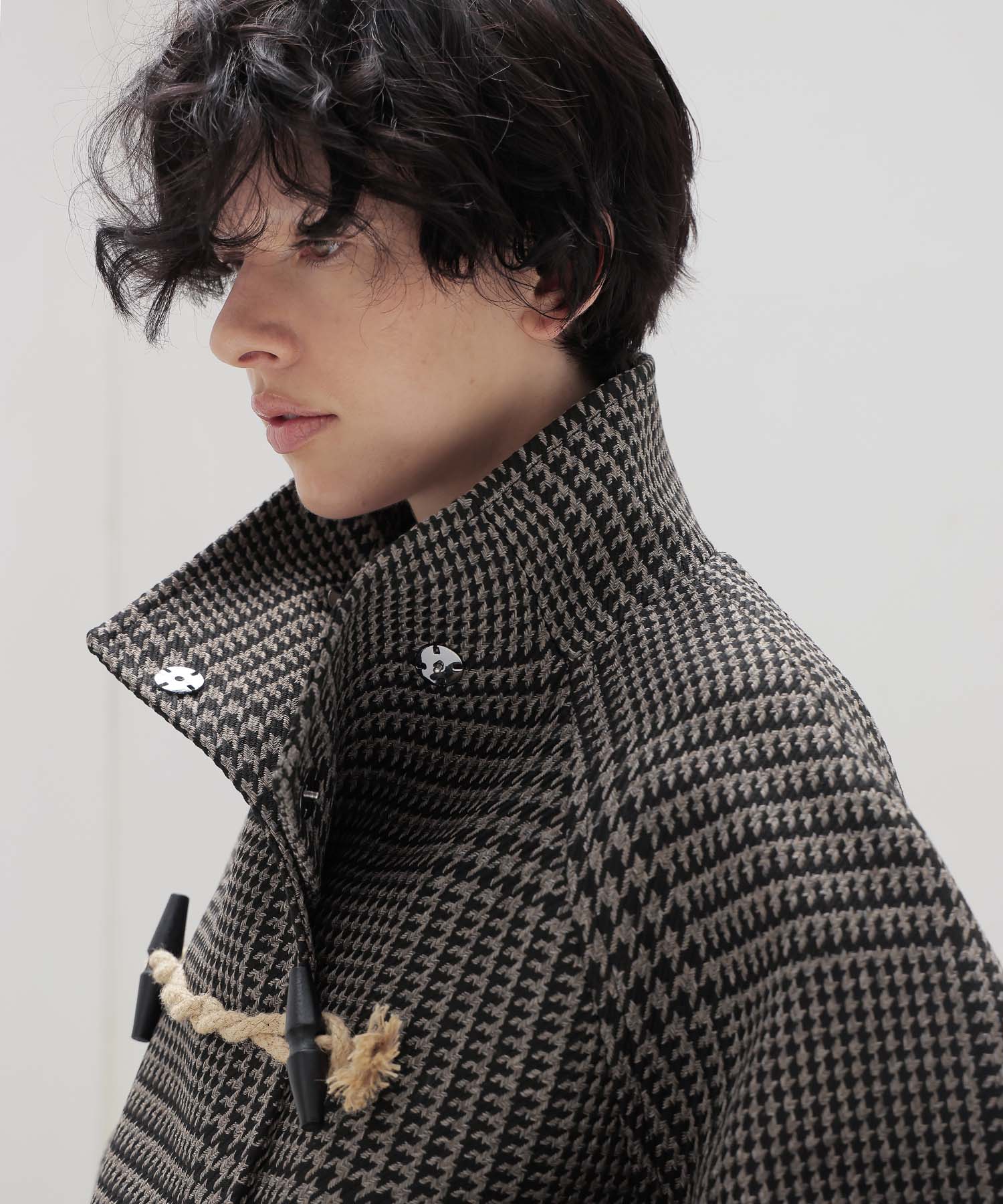 gun club check duffle coat
