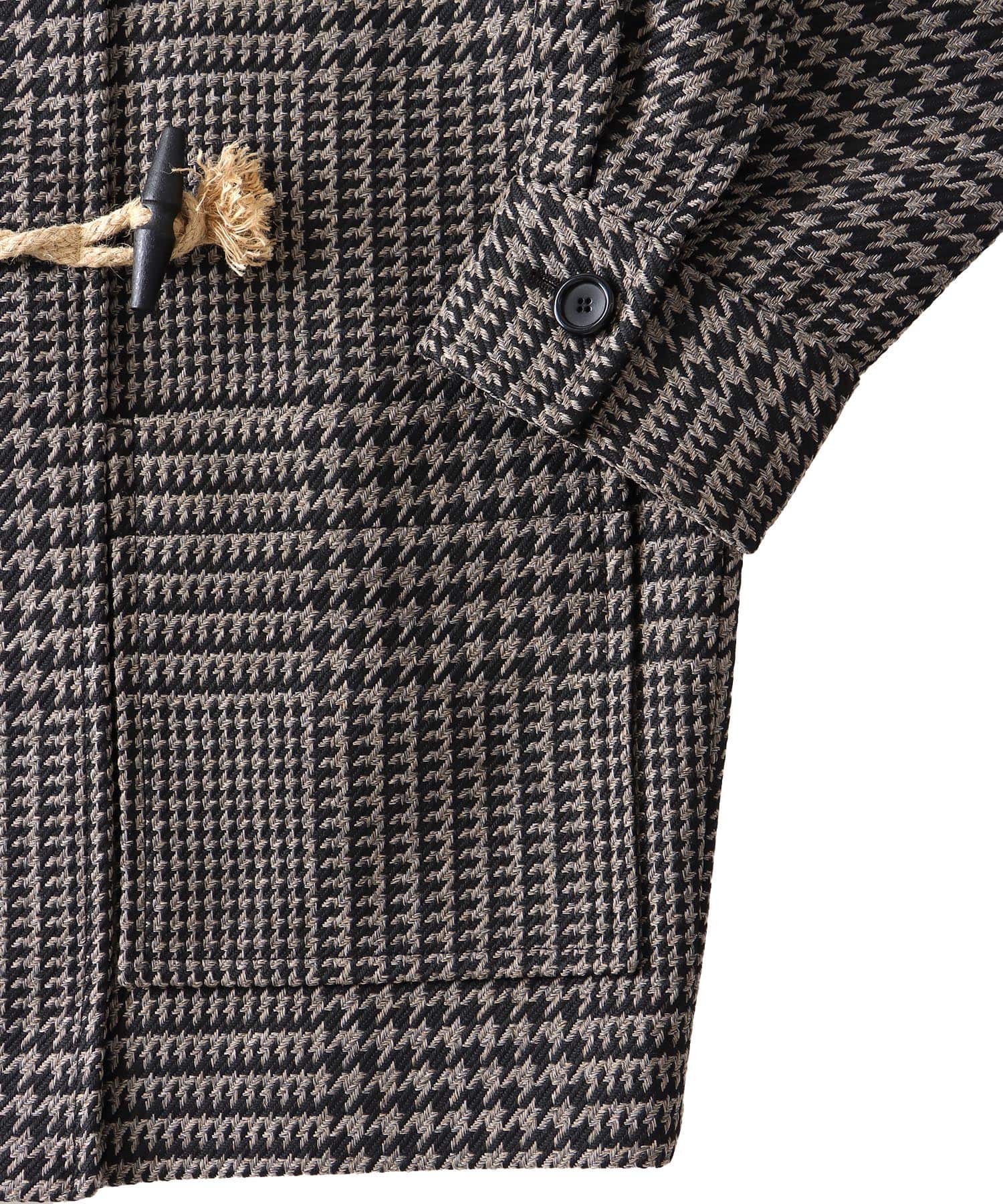 gun club check duffle coat