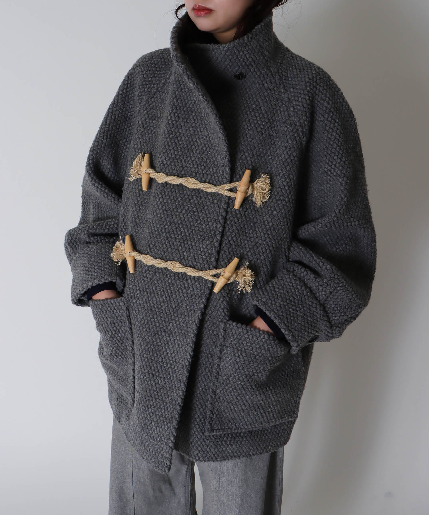 popcorn duffle coat