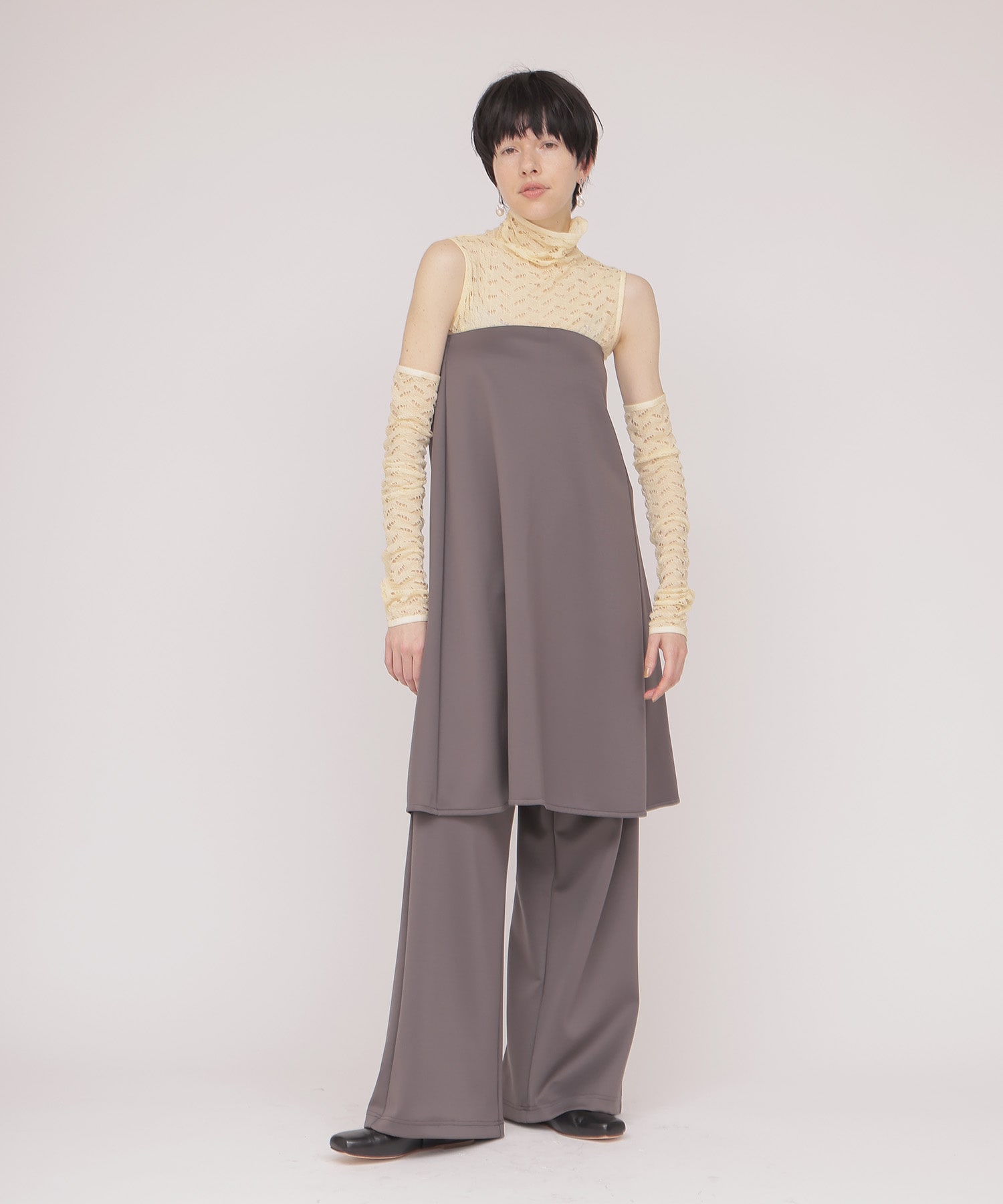 sleeveless pull & armwarmer