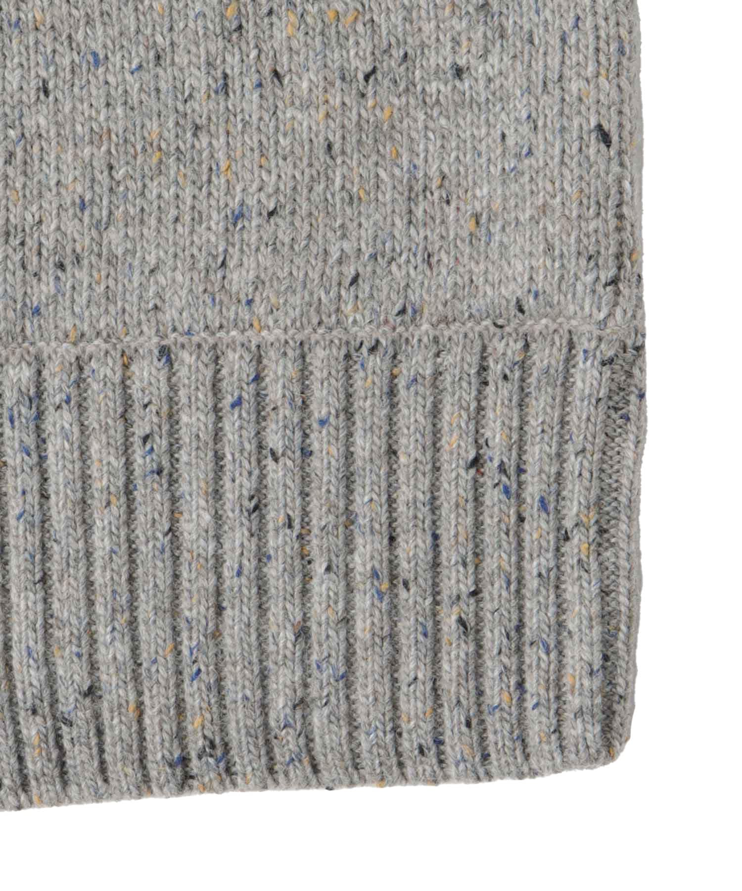 color grain turtleneck short pull