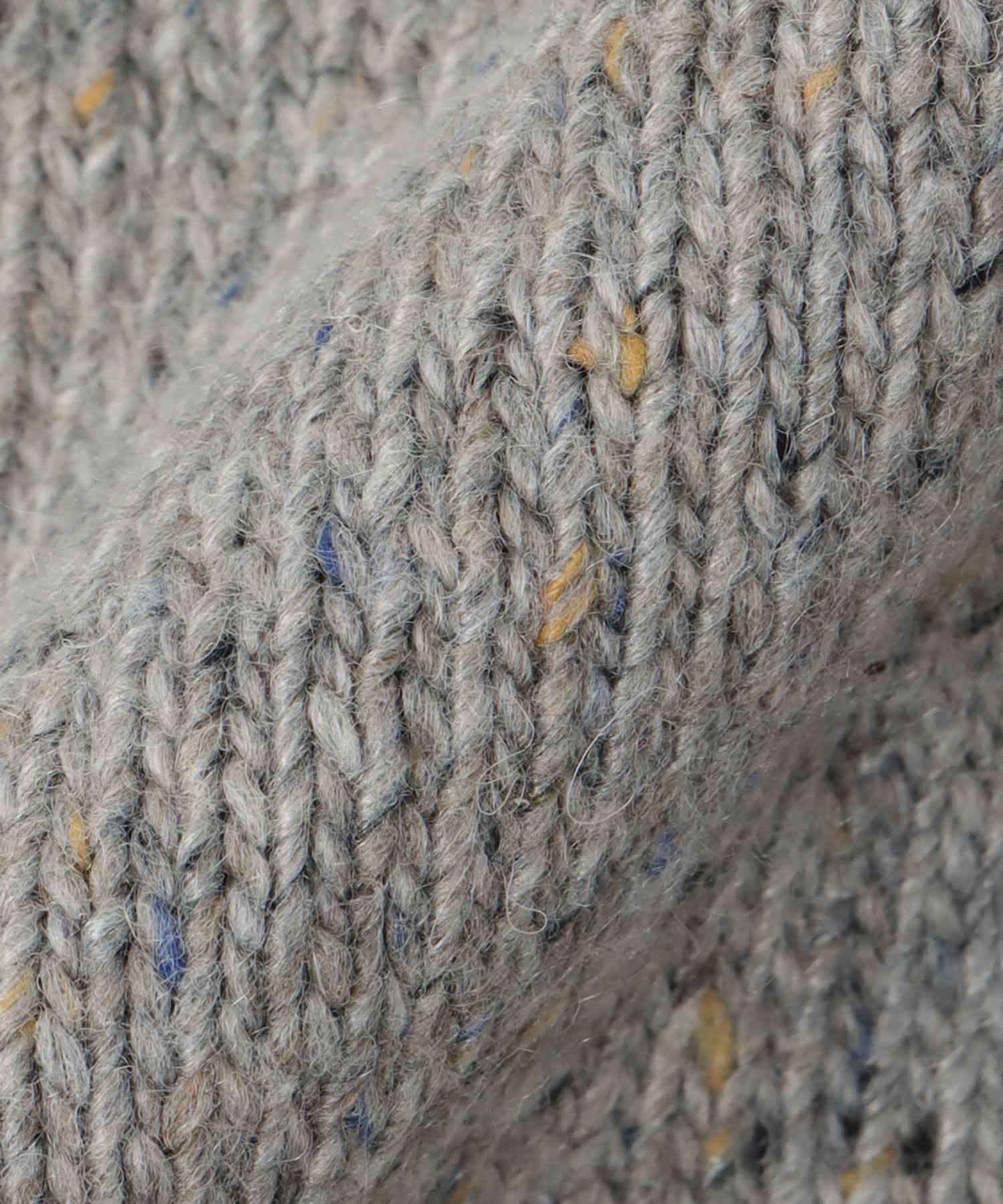 color grain turtleneck short pull