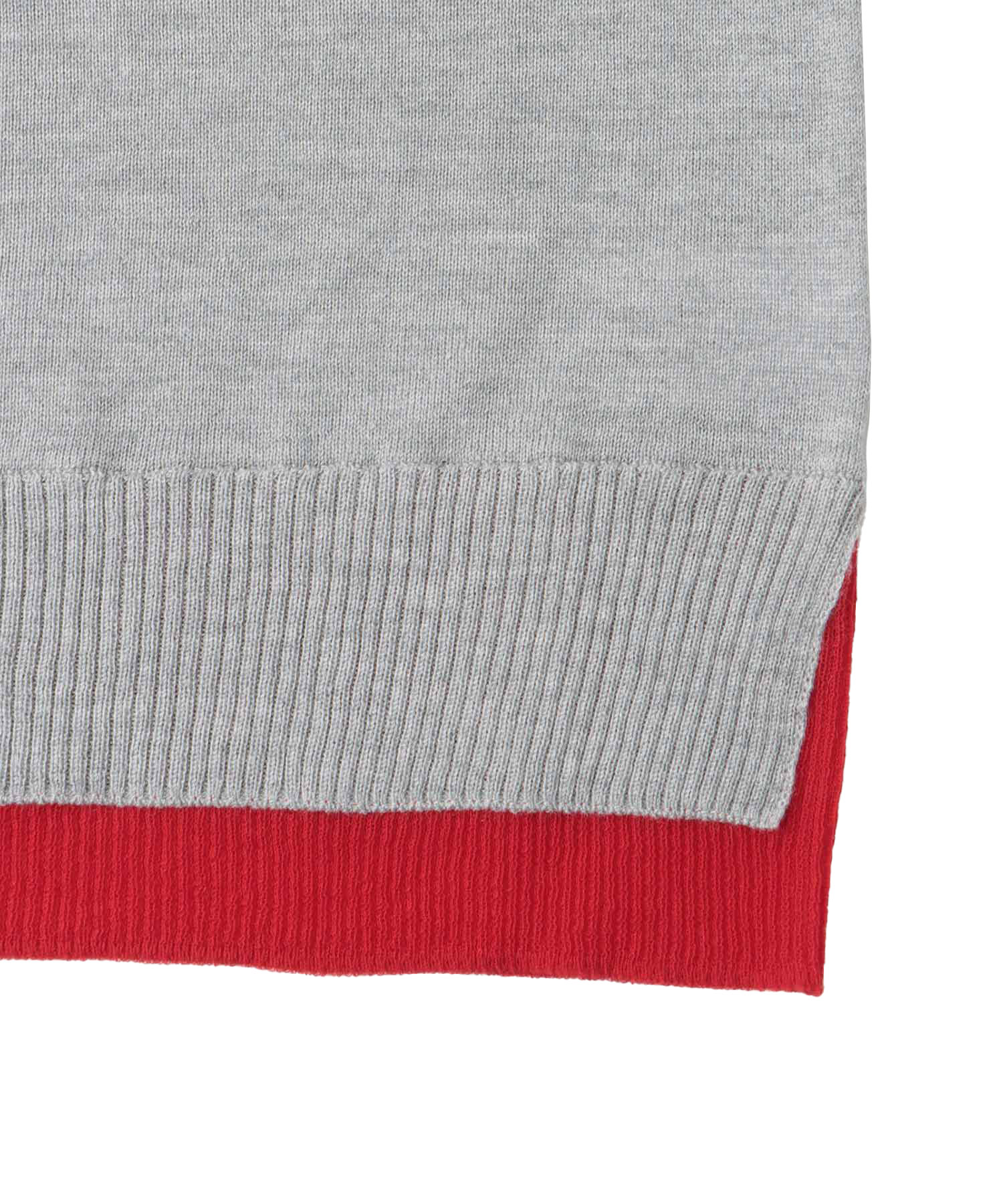 layered V neck pullover