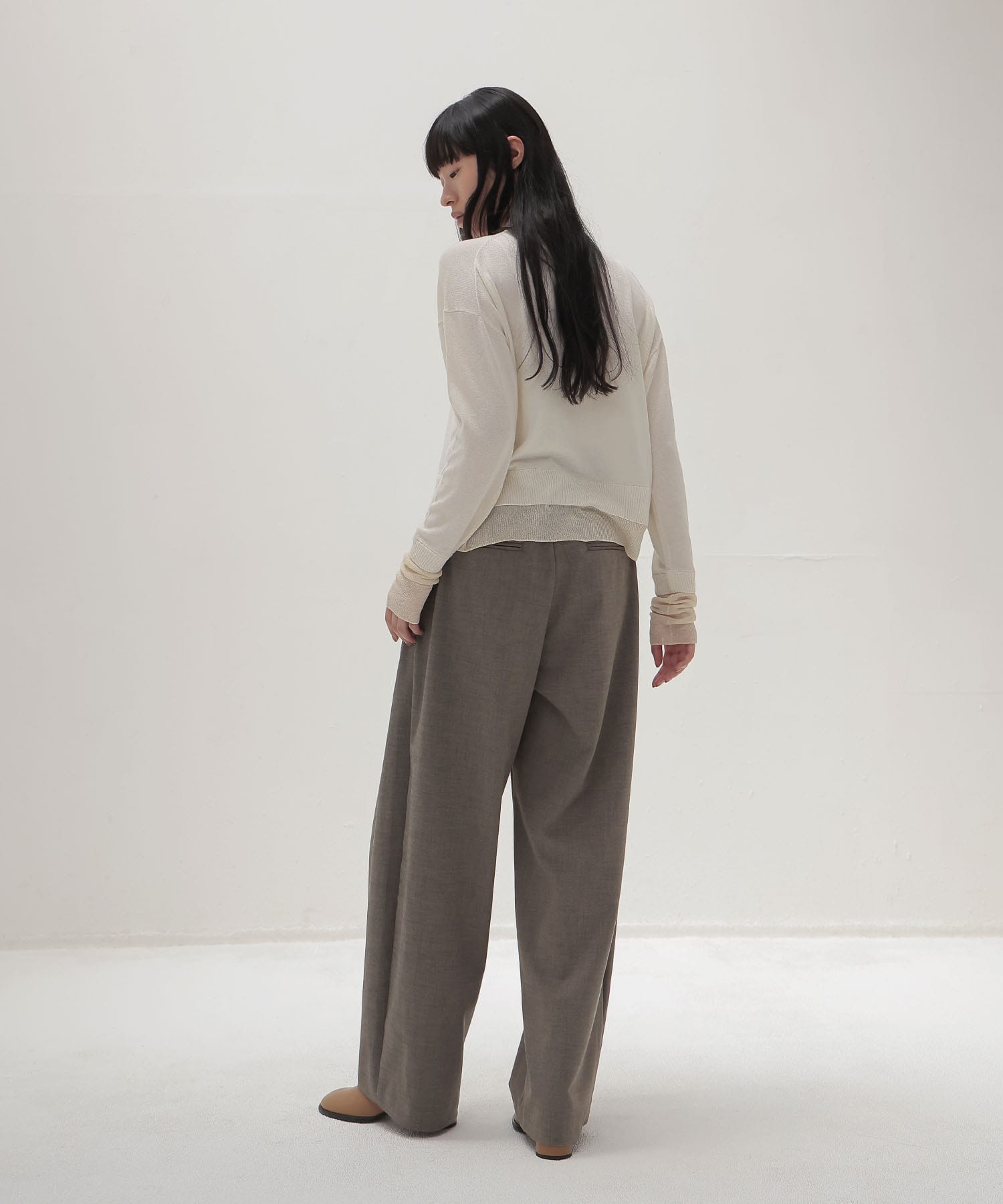 layered high neck pillover