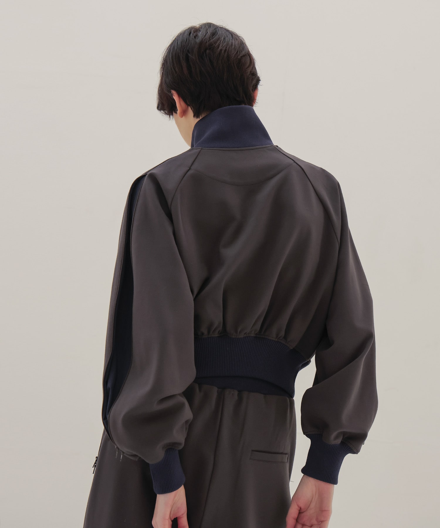 set up jersey blouson