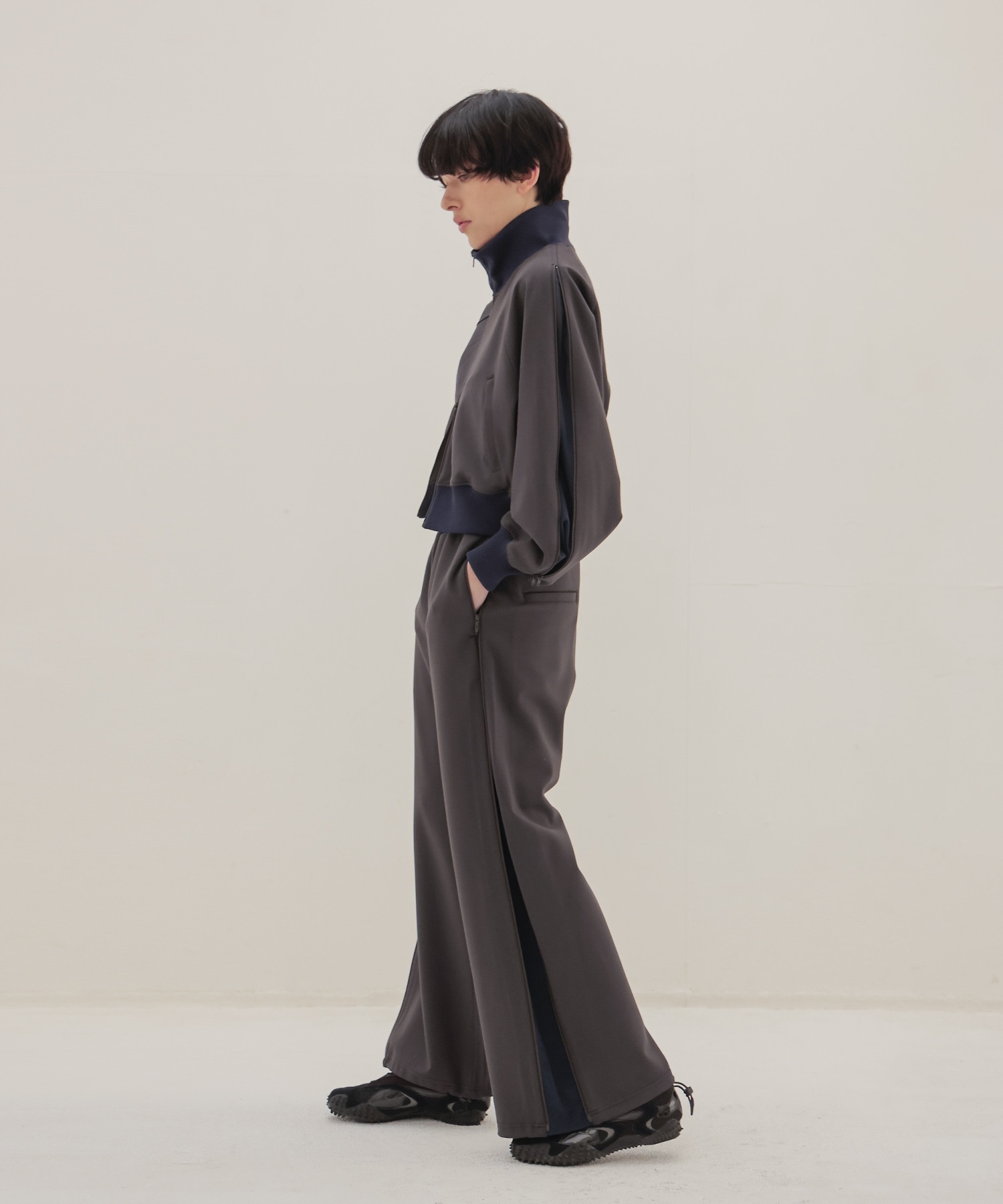 set up jersey blouson