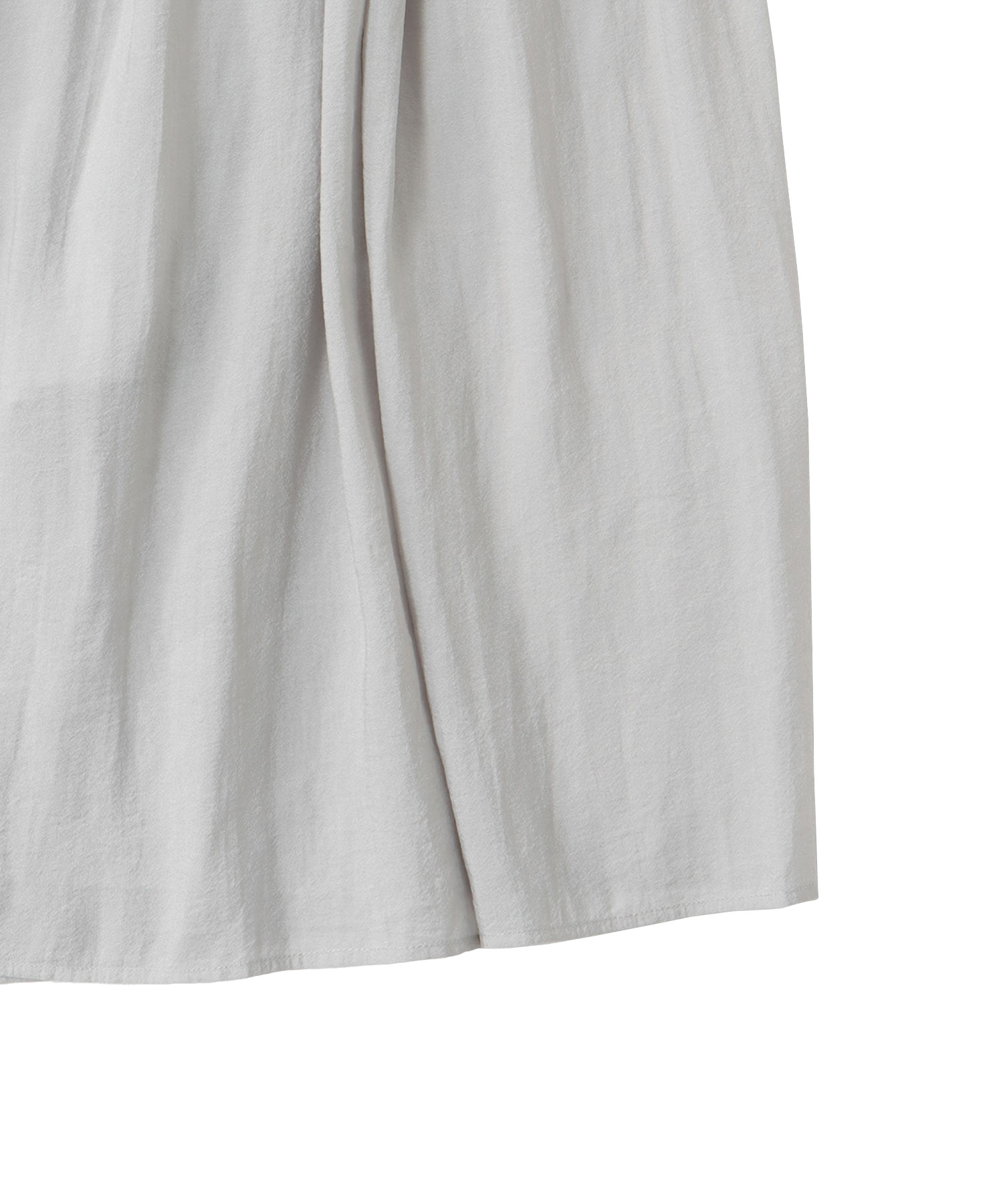 silky sheer gather skirt