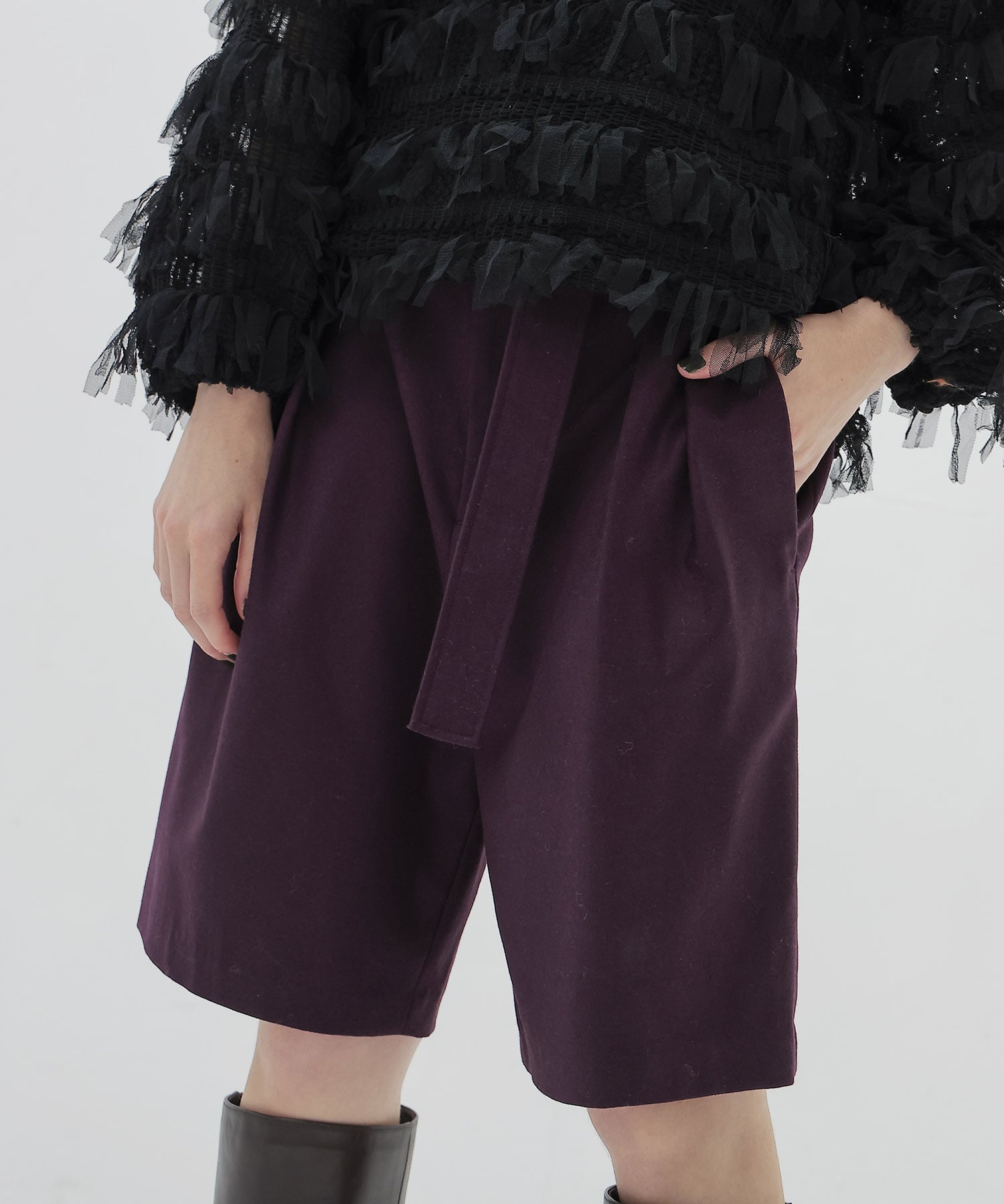 royal flannel half pants