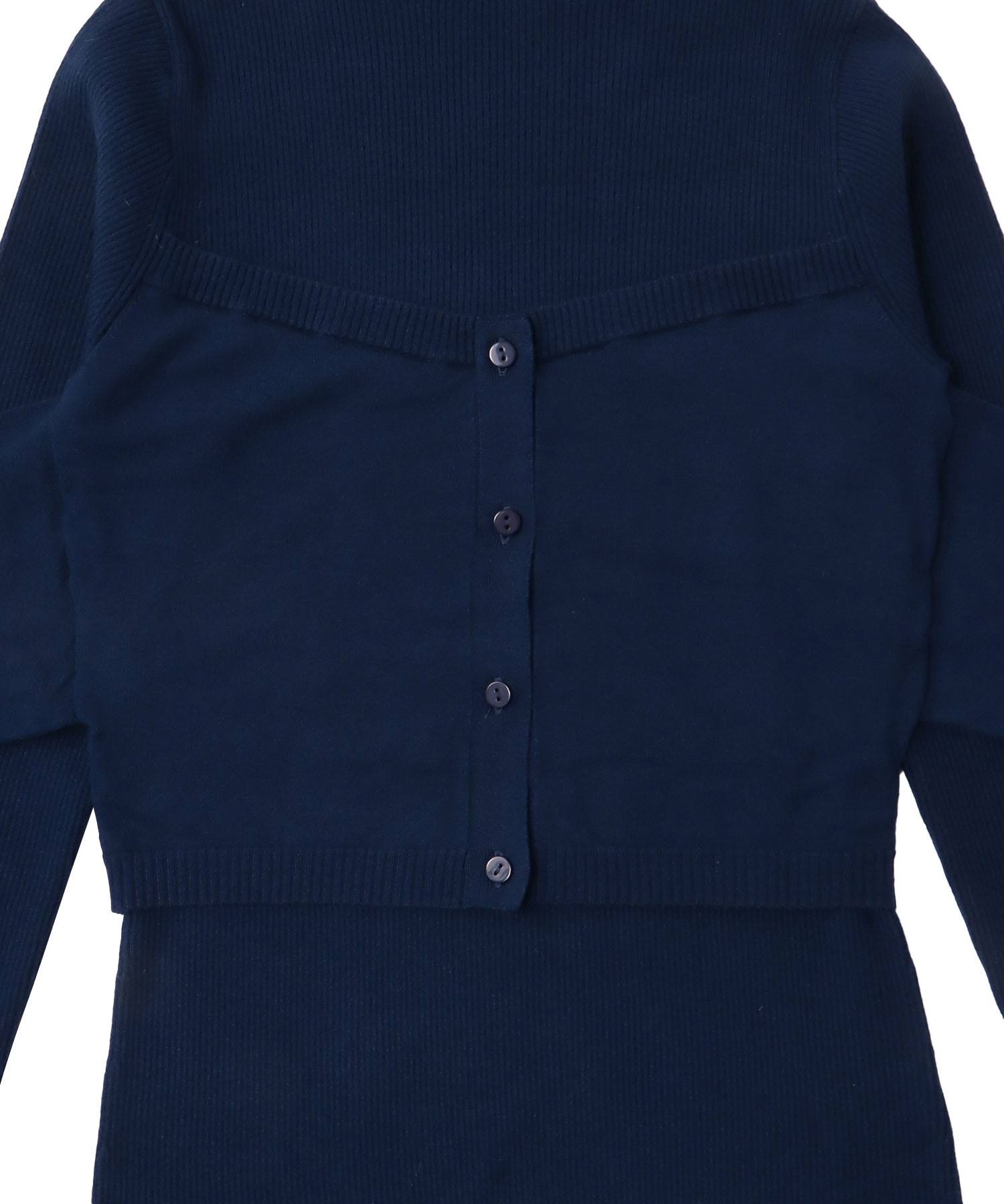 bustier high neck rib pull