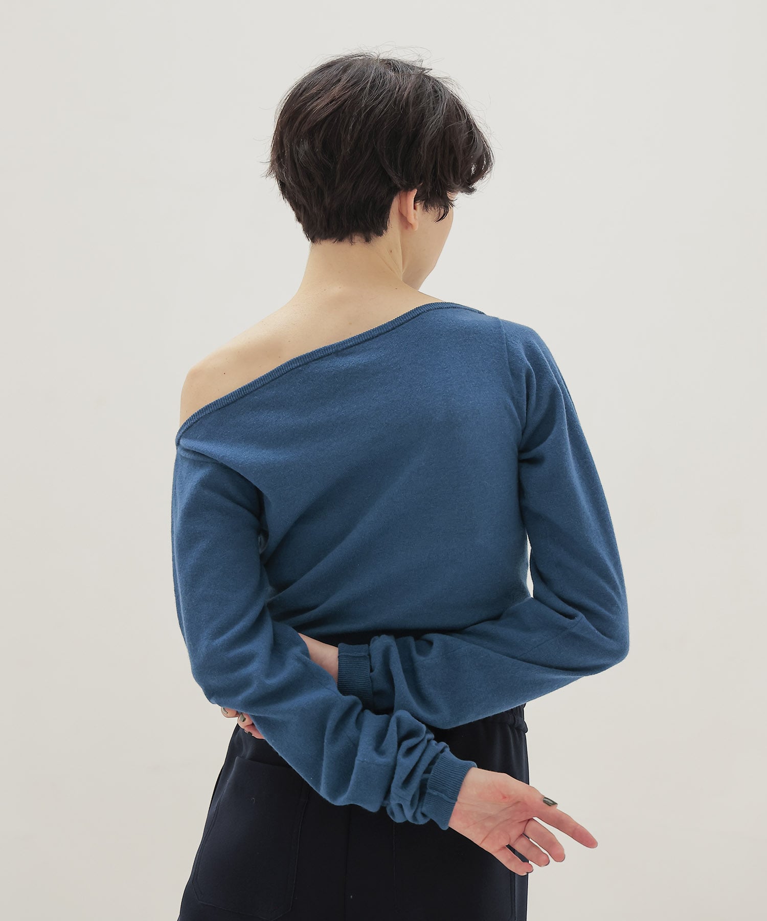 superfine merino wool 2way pullover